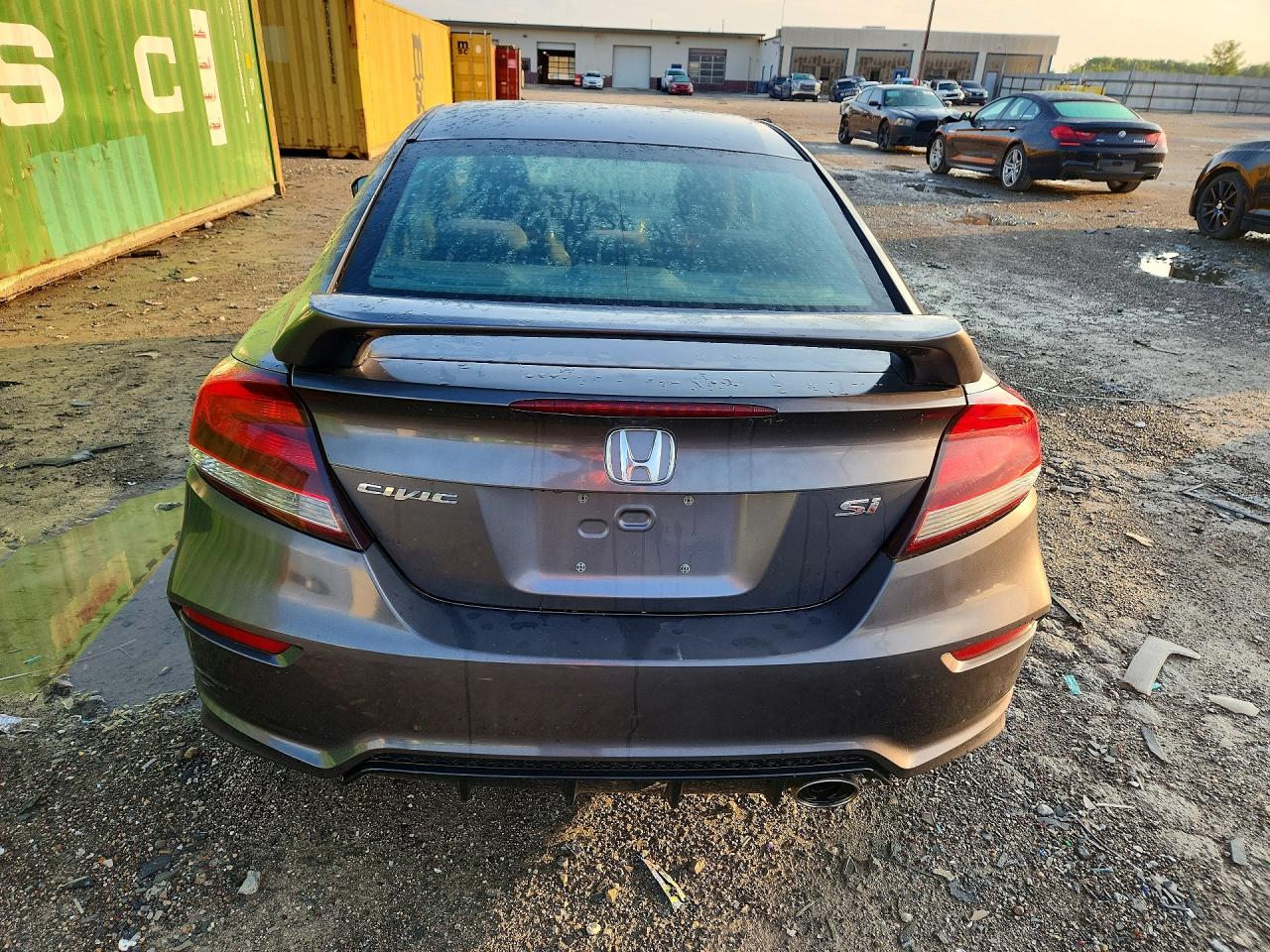 2014 Honda Civic Si Серый vin: 2HGFG4A56EH704246