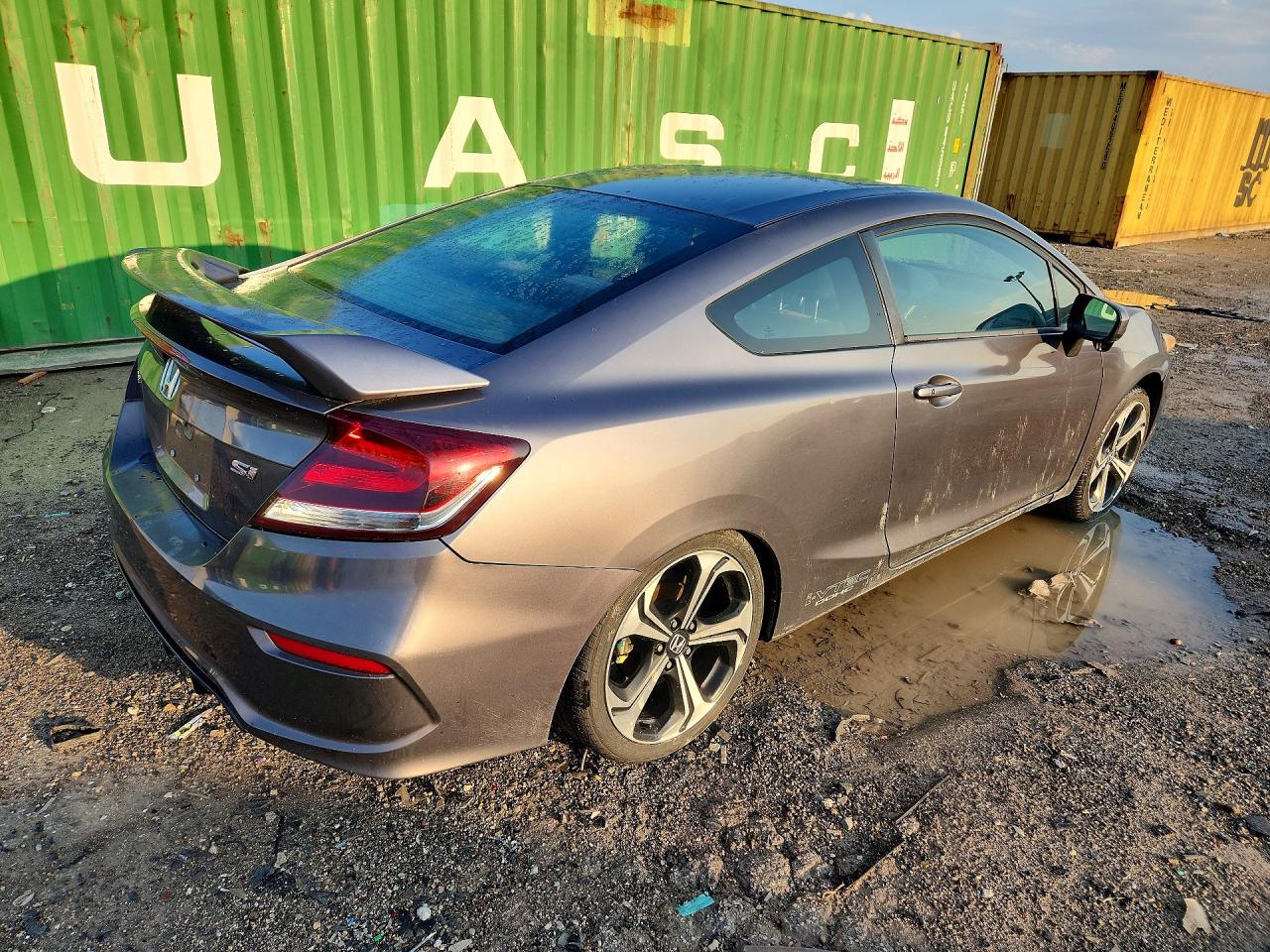 2014 Honda Civic Si Серый vin: 2HGFG4A56EH704246