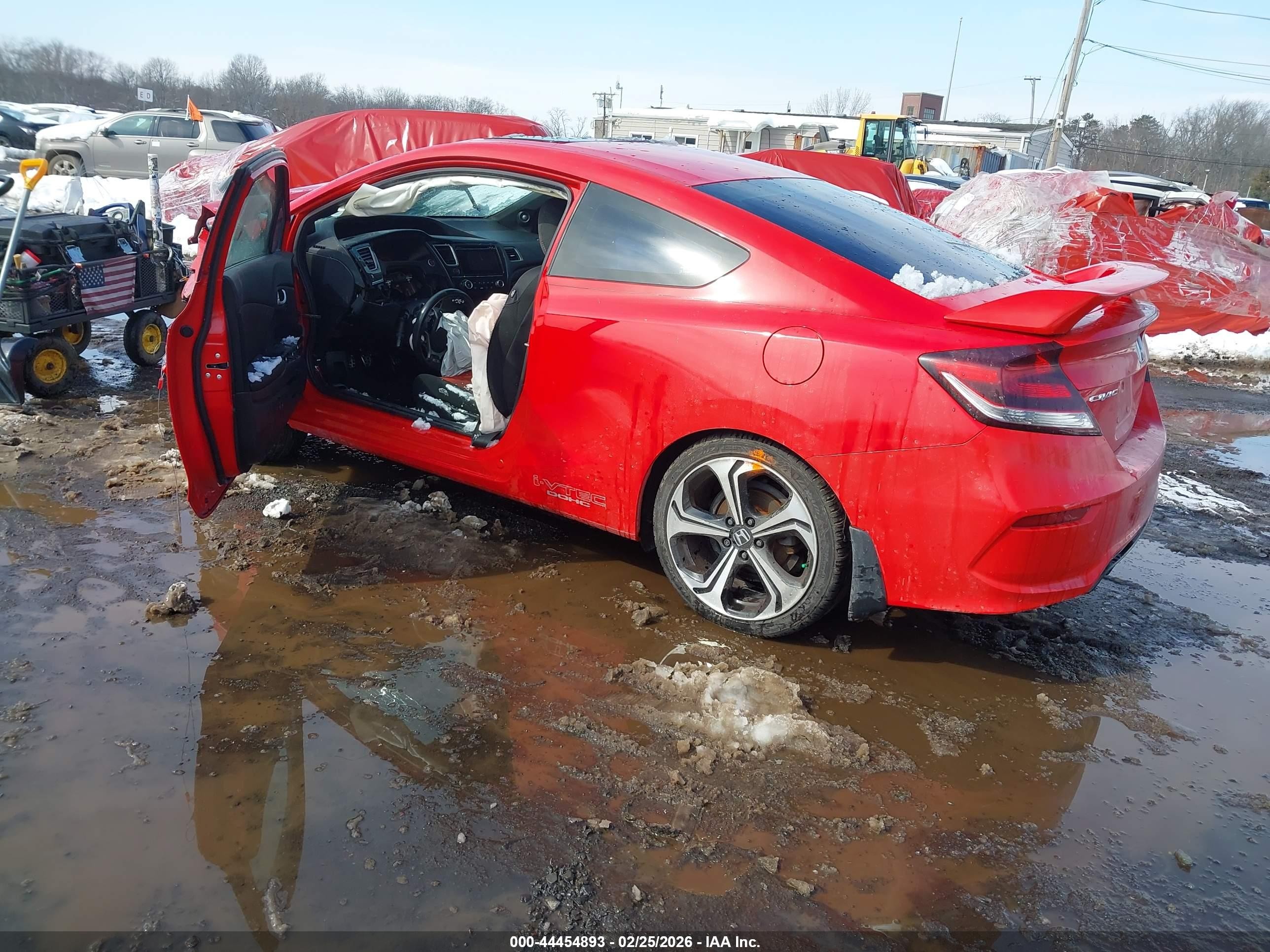 2015 Honda Civic Si Red vin: 2HGFG4A56FH702420
