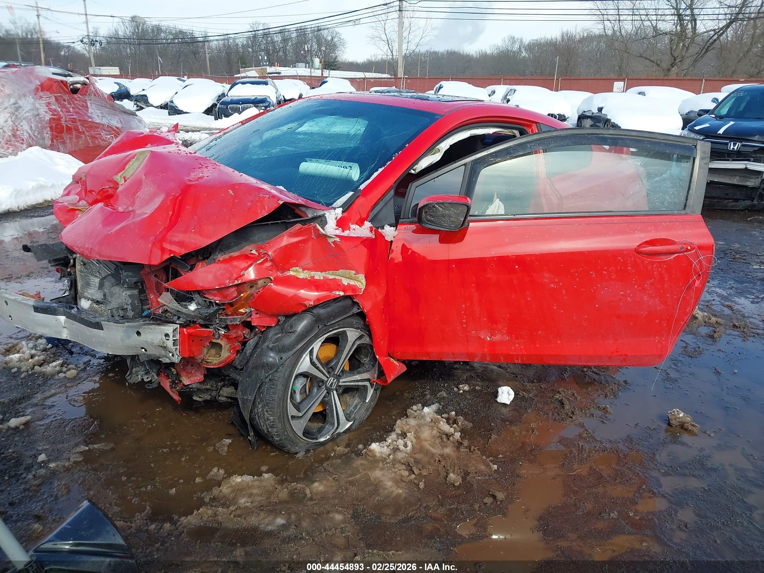 2015 Honda Civic Si Red vin: 2HGFG4A56FH702420