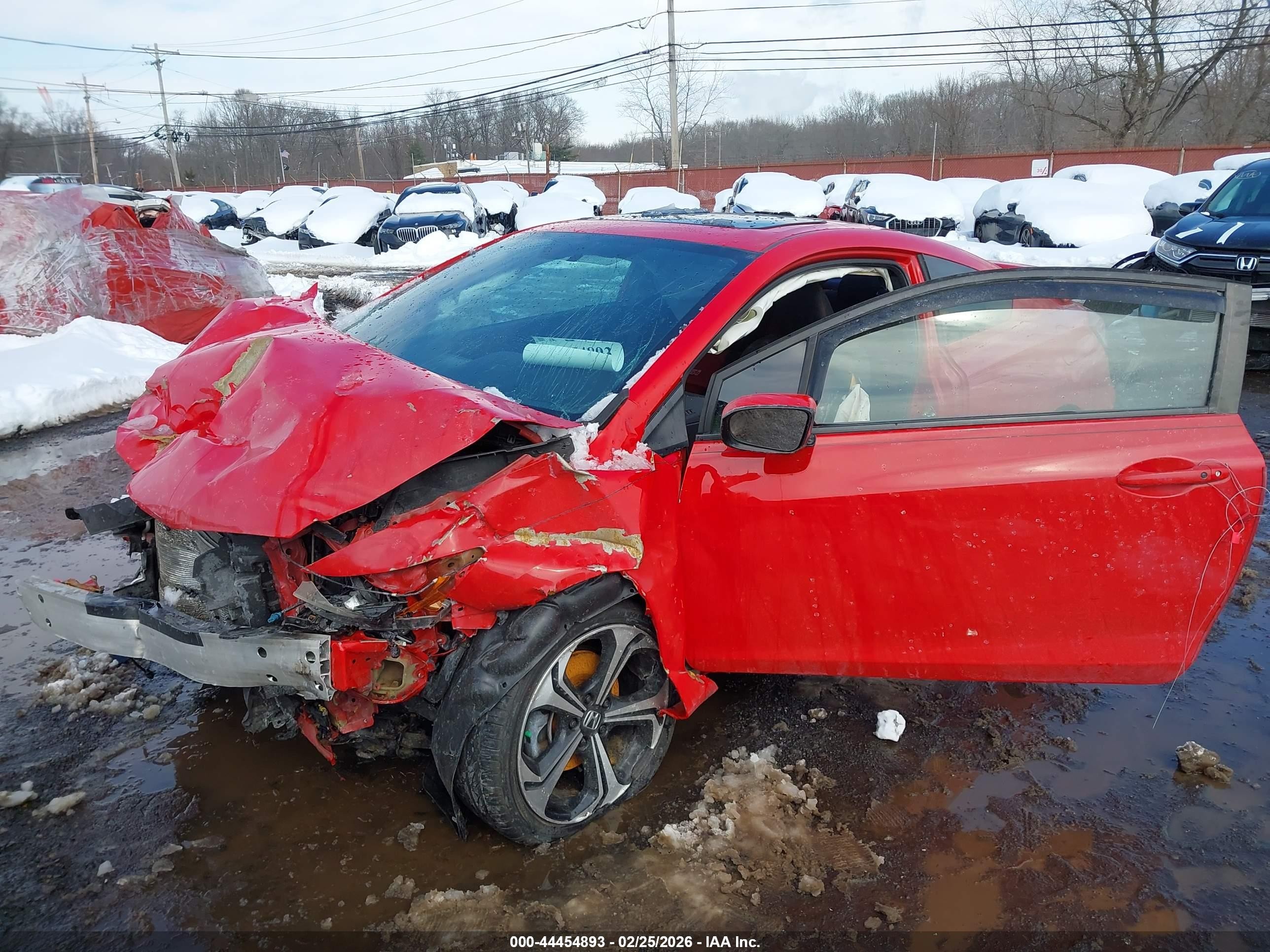 2015 Honda Civic Si Red vin: 2HGFG4A56FH702420
