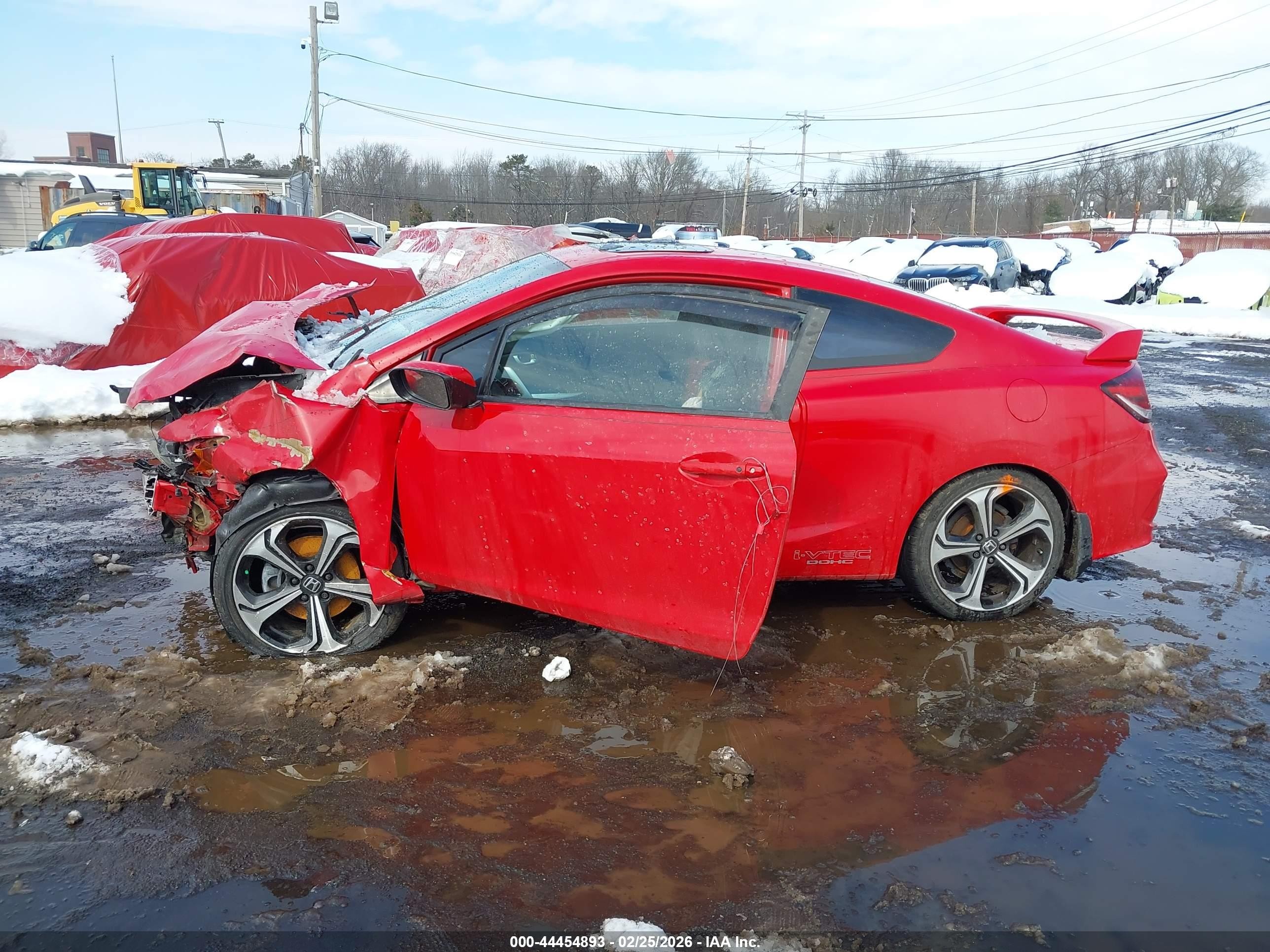 2015 Honda Civic Si Red vin: 2HGFG4A56FH702420