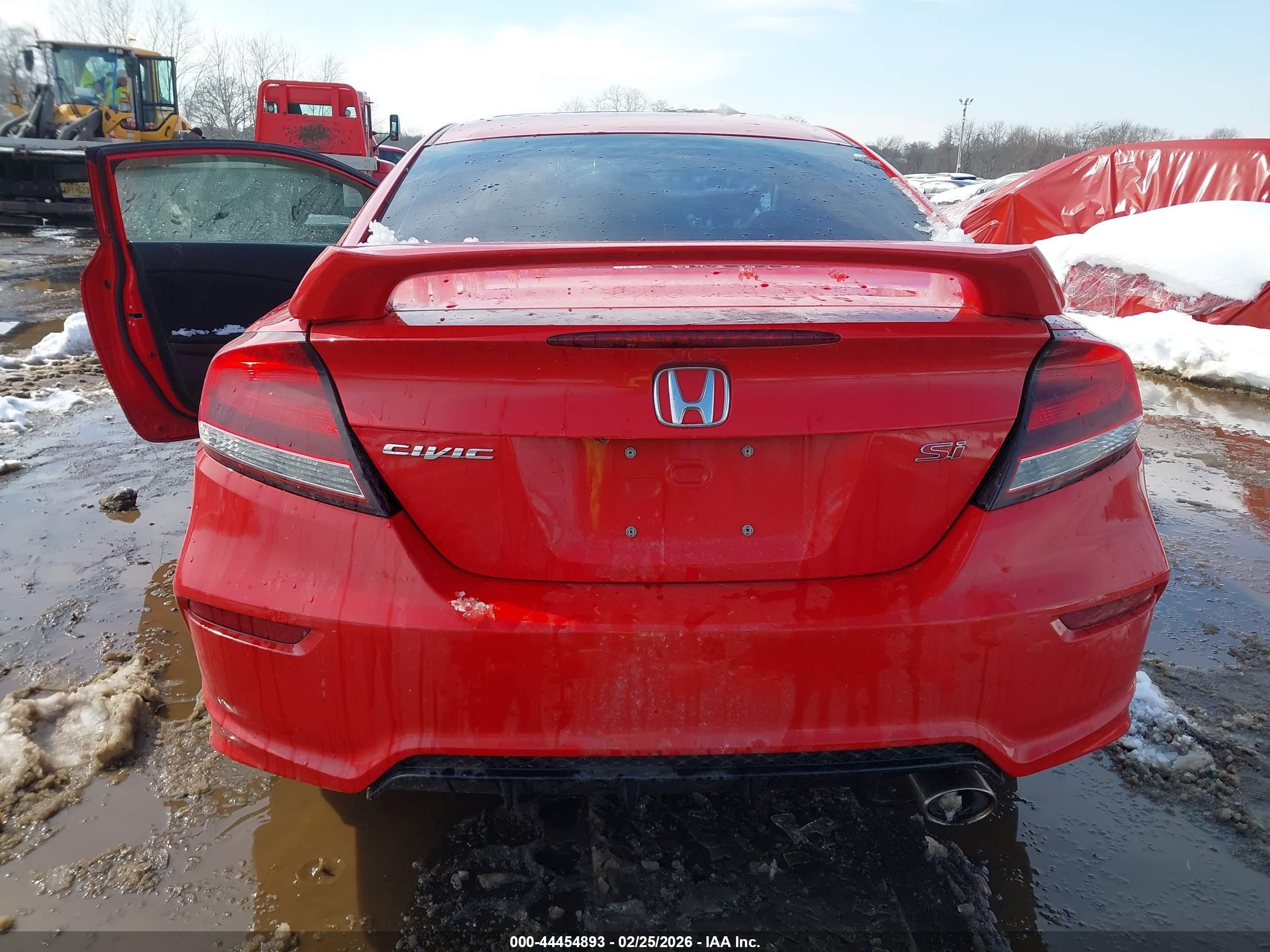 2015 Honda Civic Si Red vin: 2HGFG4A56FH702420