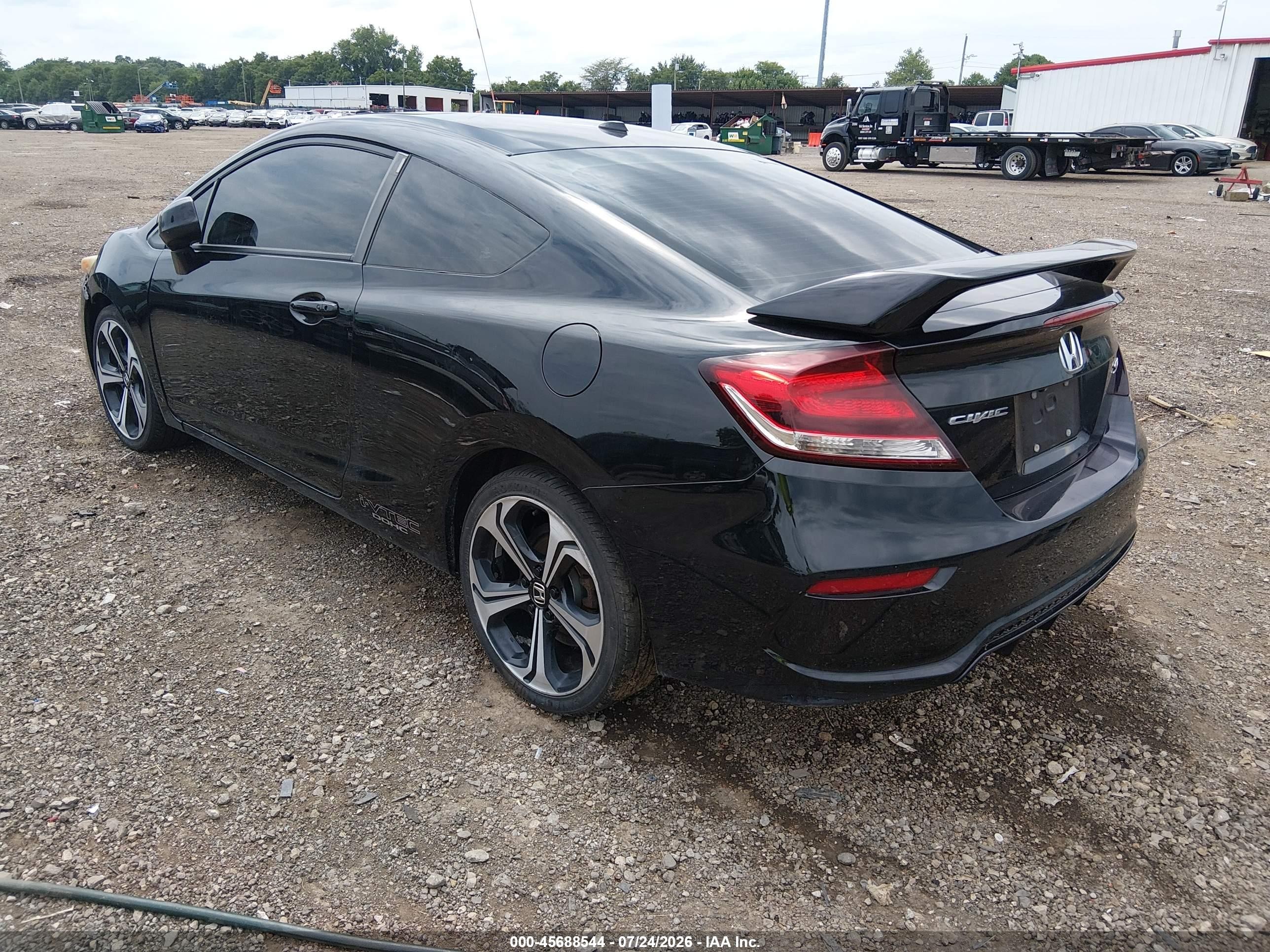 2015 Honda Civic Si Black vin: 2HGFG4A56FH704328