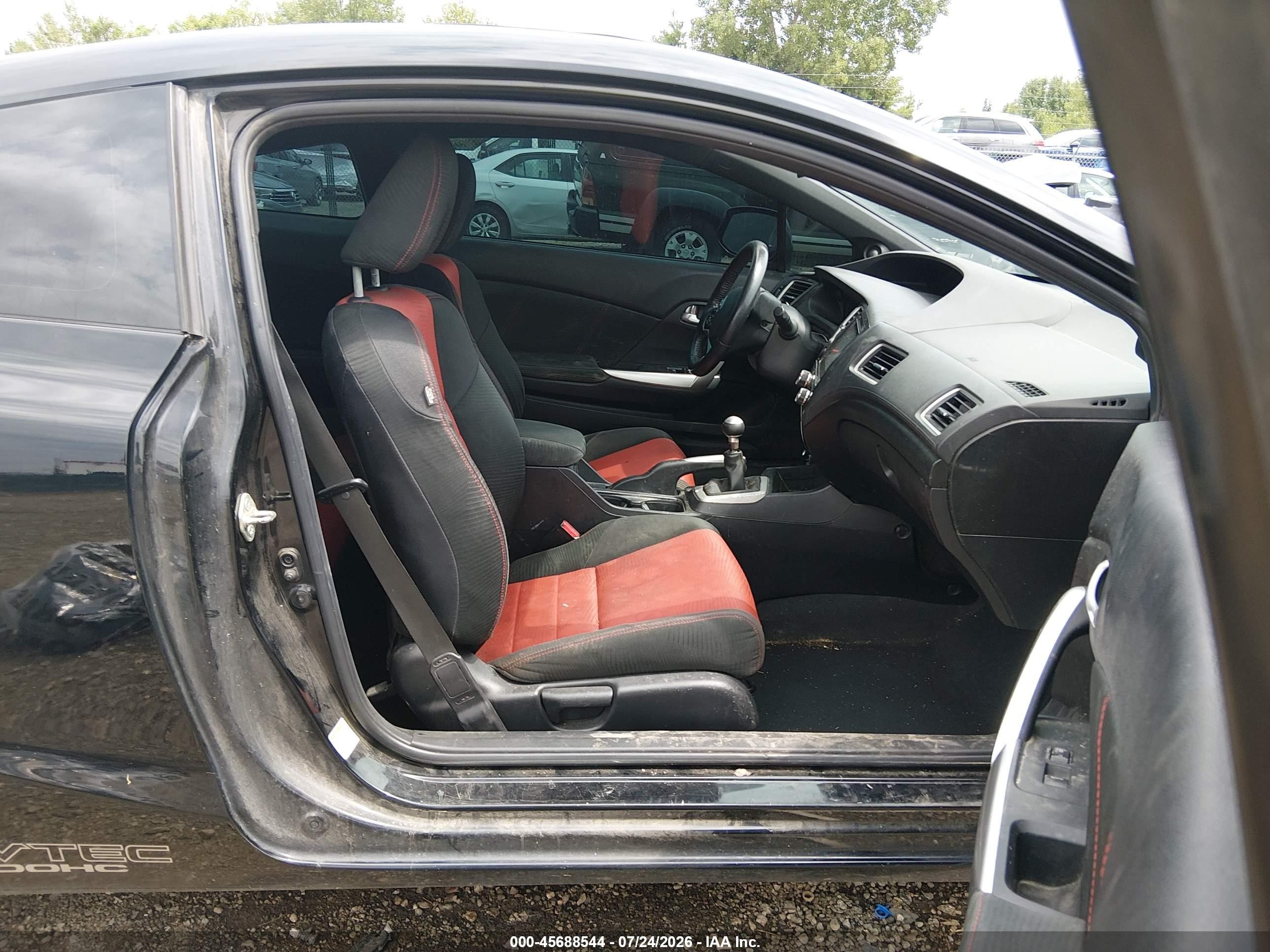2015 Honda Civic Si Black vin: 2HGFG4A56FH704328