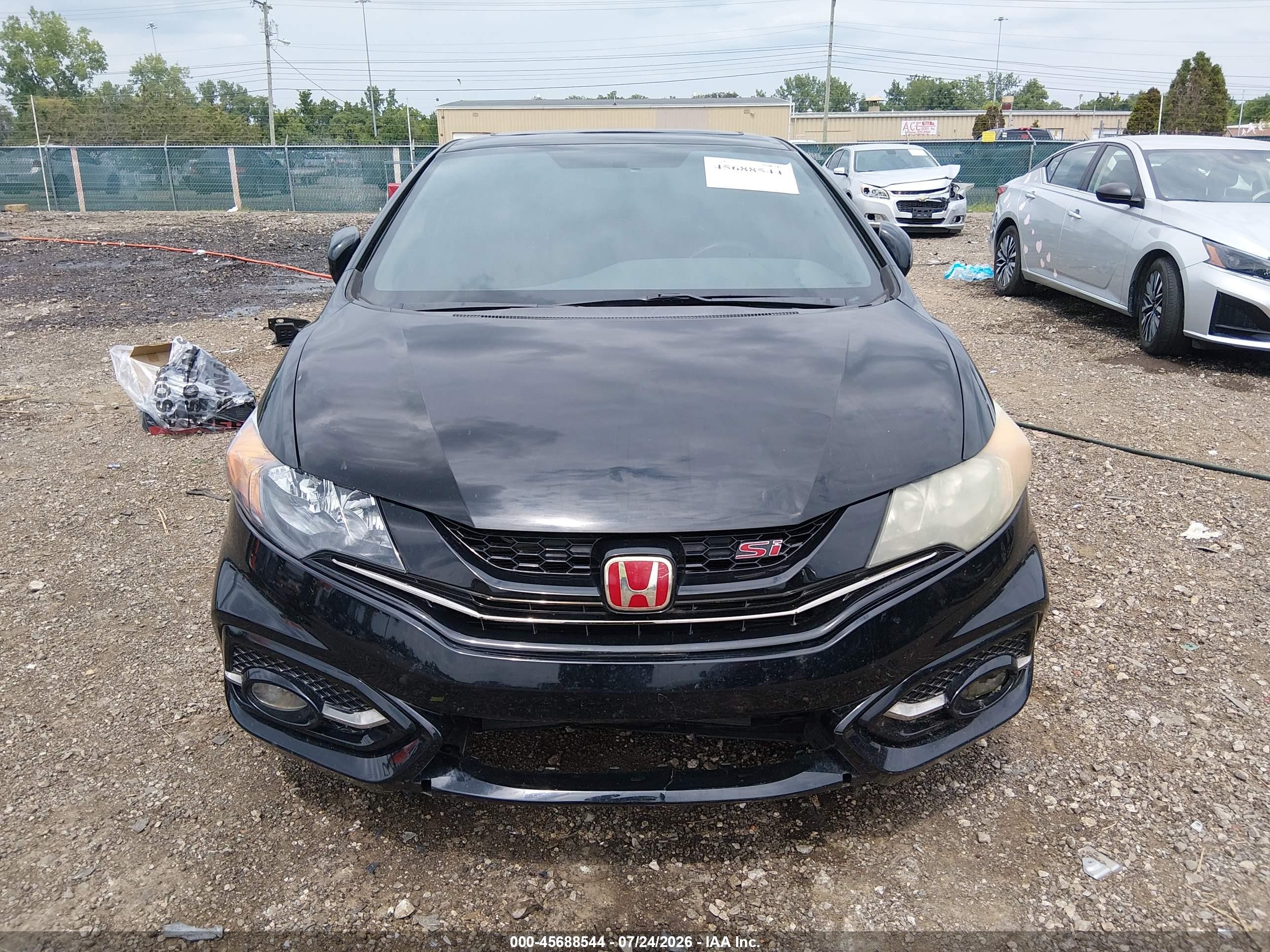 2015 Honda Civic Si Black vin: 2HGFG4A56FH704328