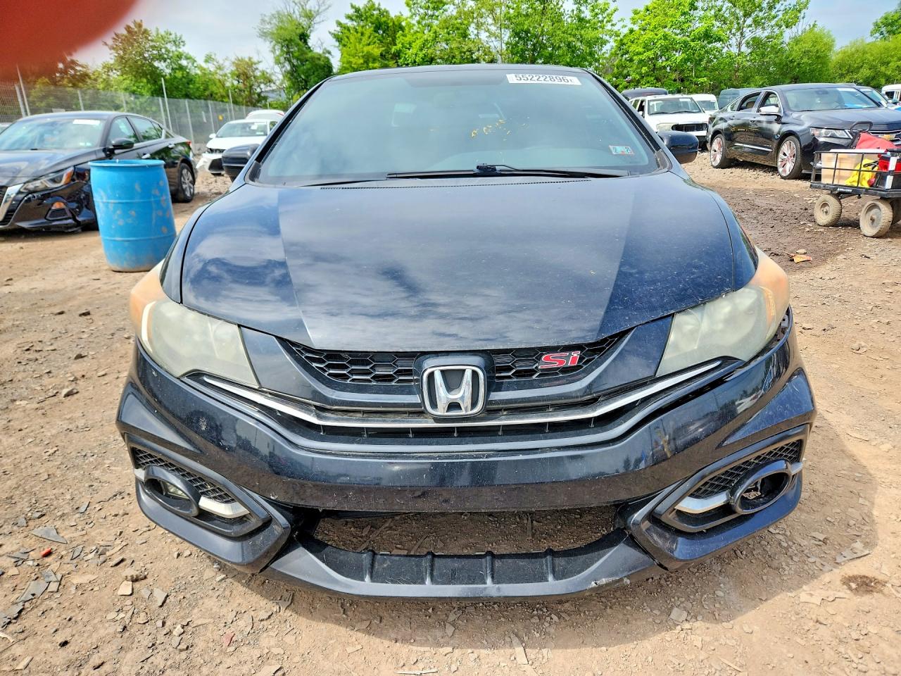 2015 Honda Civic Si Black vin: 2HGFG4A56FH707018