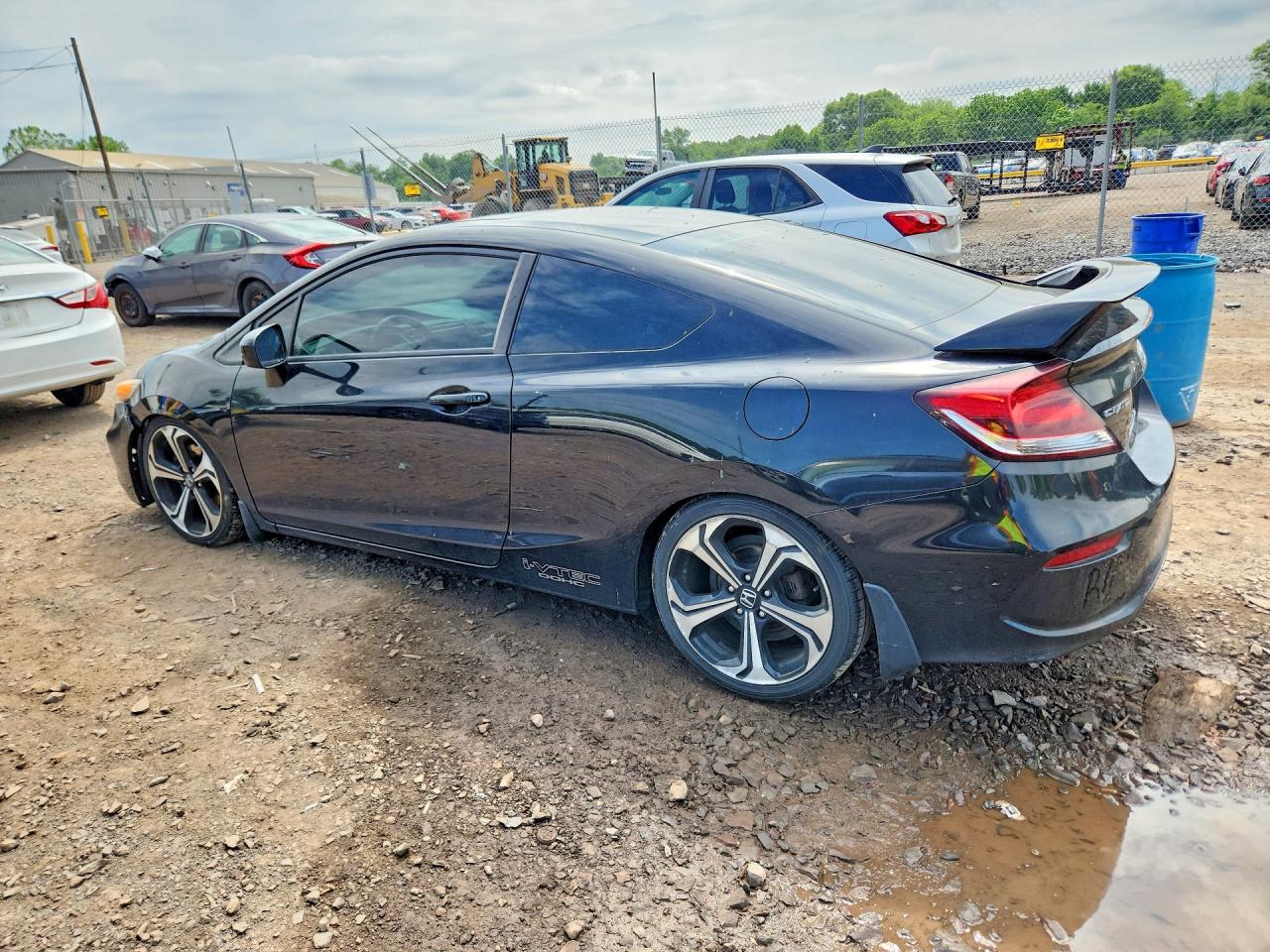 2015 Honda Civic Si Black vin: 2HGFG4A56FH707018