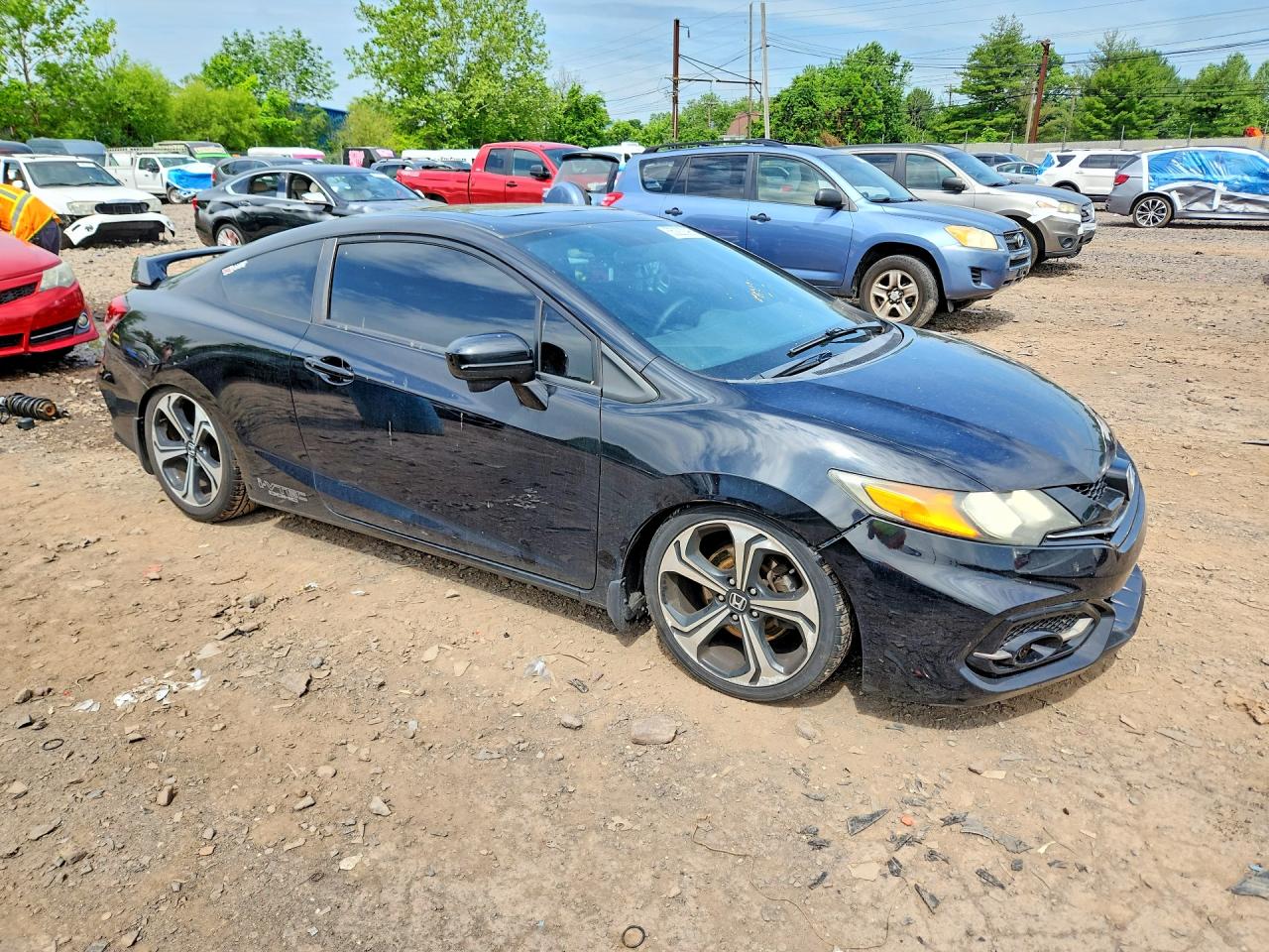 2015 Honda Civic Si Black vin: 2HGFG4A56FH707018