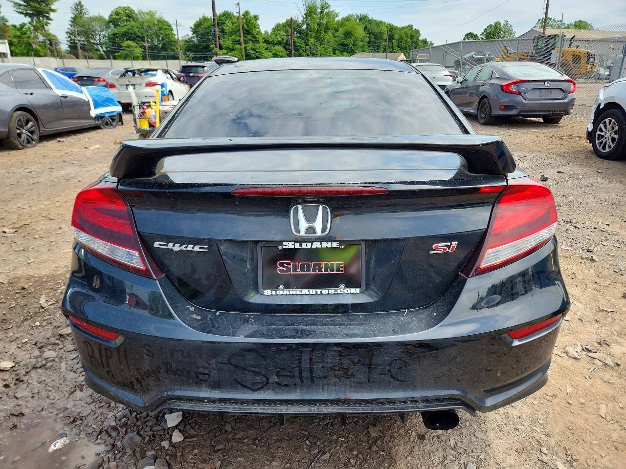 2015 Honda Civic Si Black vin: 2HGFG4A56FH707018