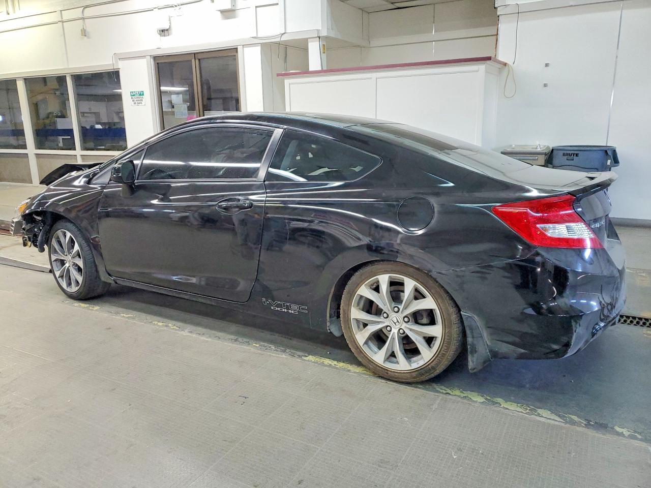 2012 Honda Civic Si Black vin: 2HGFG4A57CH703104