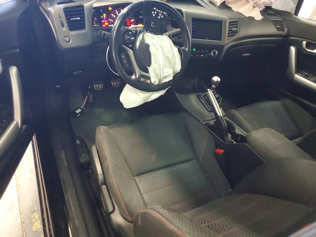 2012 Honda Civic Si Black vin: 2HGFG4A57CH703104