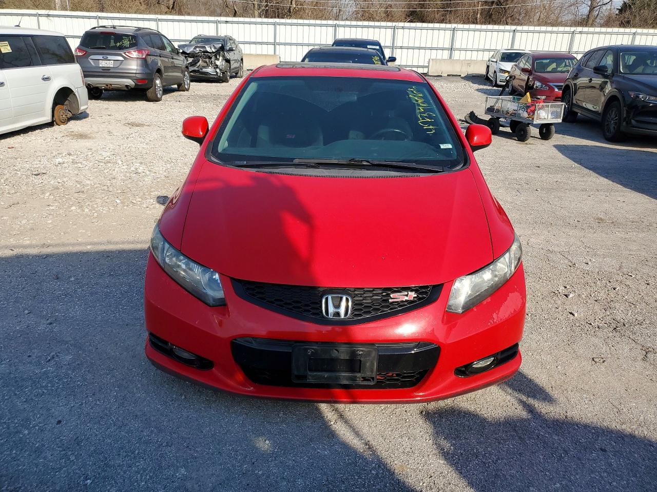 2012 Honda Civic Si Red vin: 2HGFG4A57CH703247