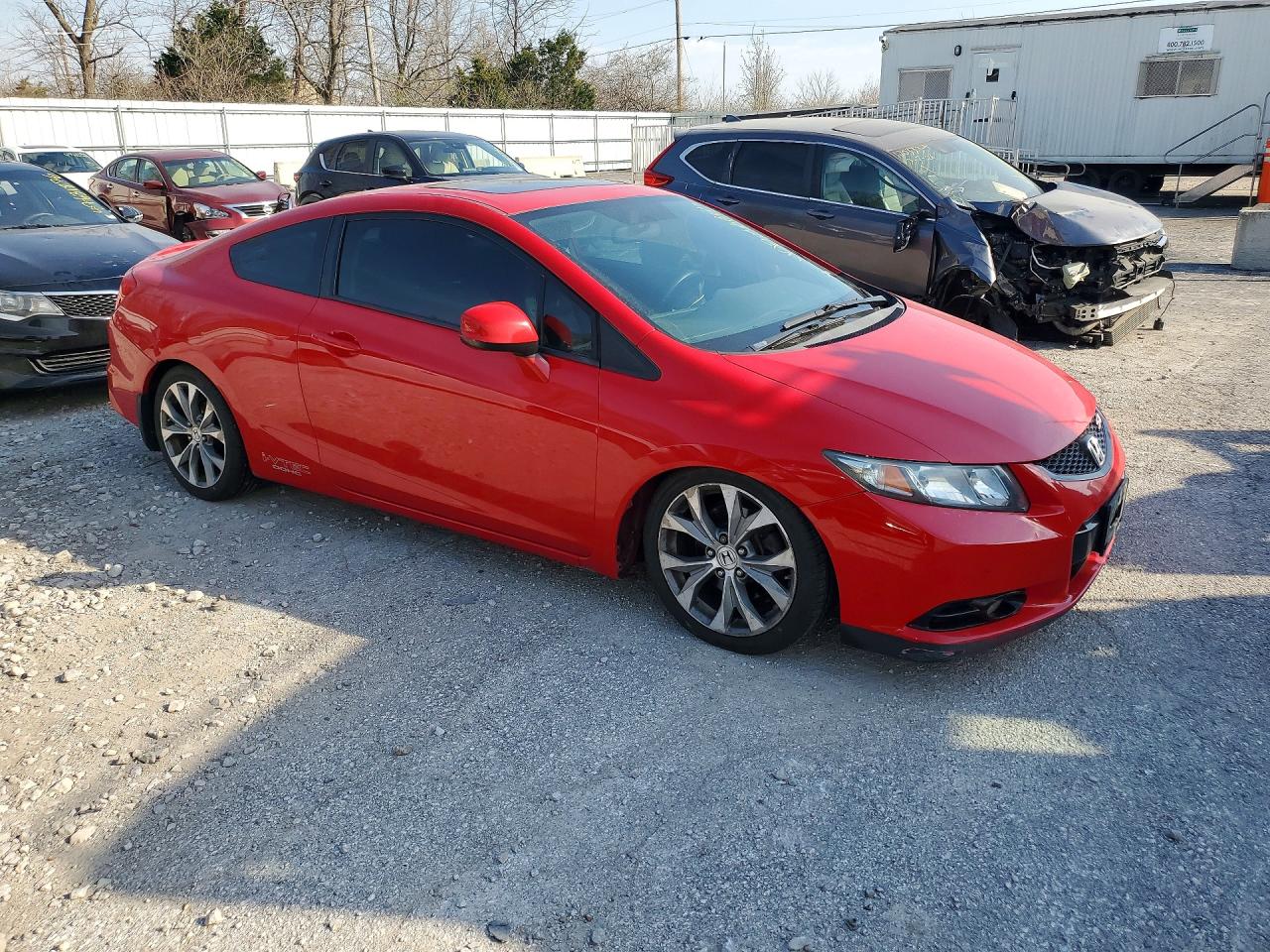 2012 Honda Civic Si Red vin: 2HGFG4A57CH703247