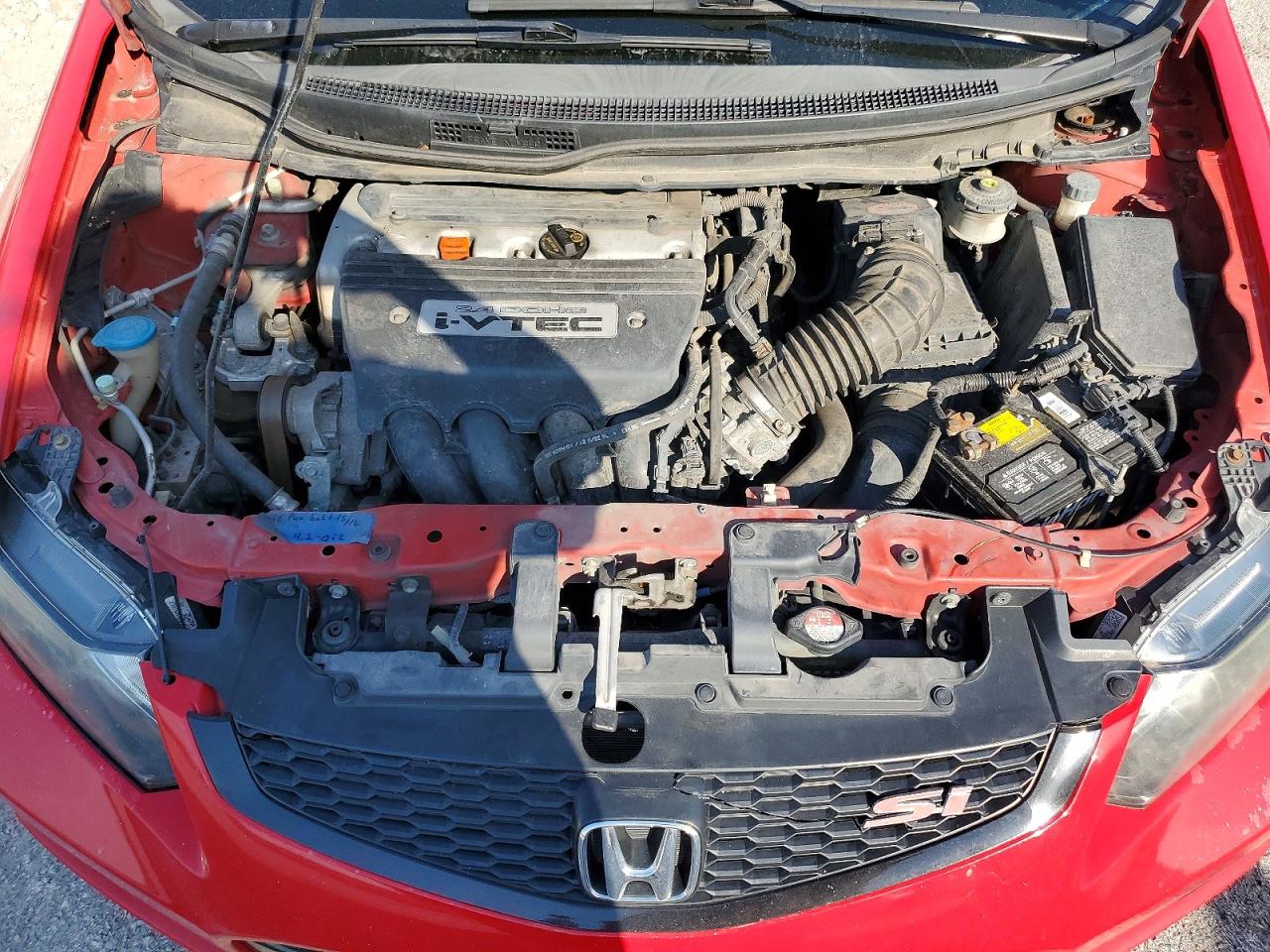 2012 Honda Civic Si Red vin: 2HGFG4A57CH703247