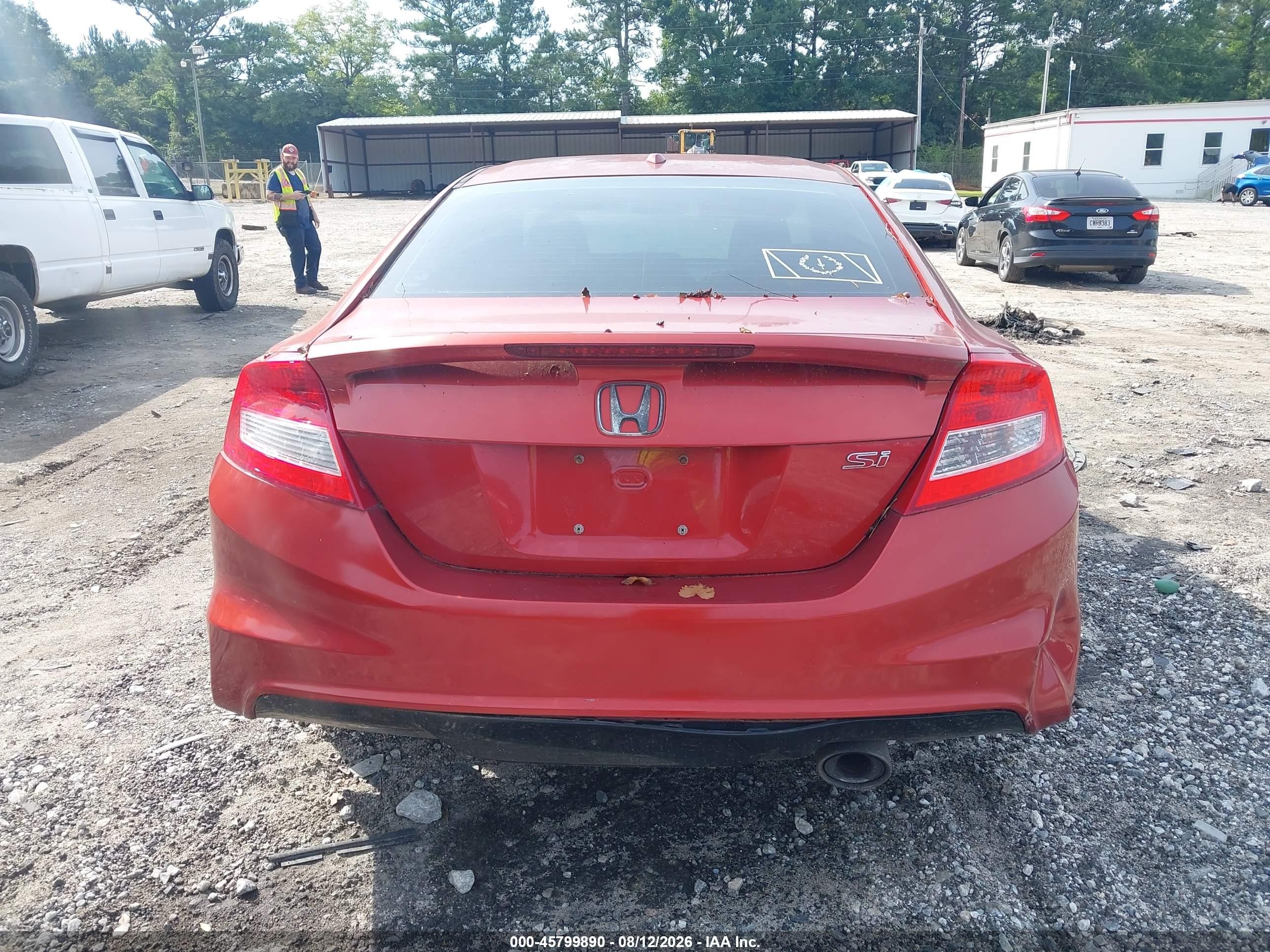 2012 Honda Civic Si Красный vin: 2HGFG4A57CH706519