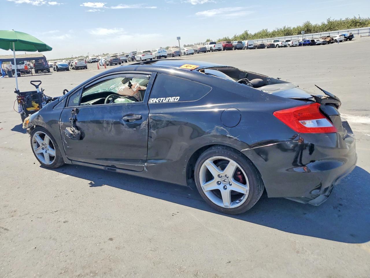 2012 Honda Civic Si Black vin: 2HGFG4A57CH709808