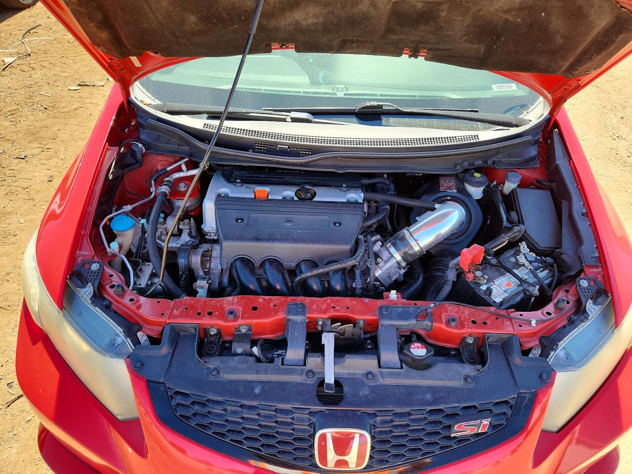 2013 Honda Civic Si Red vin: 2HGFG4A57DH701872