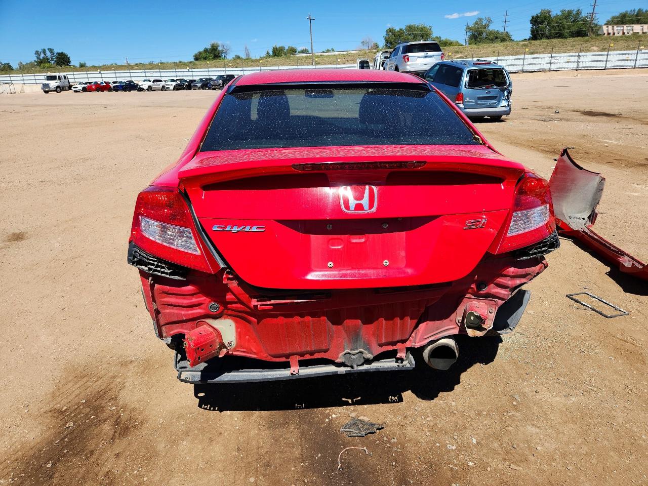 2013 Honda Civic Si Red vin: 2HGFG4A57DH701872