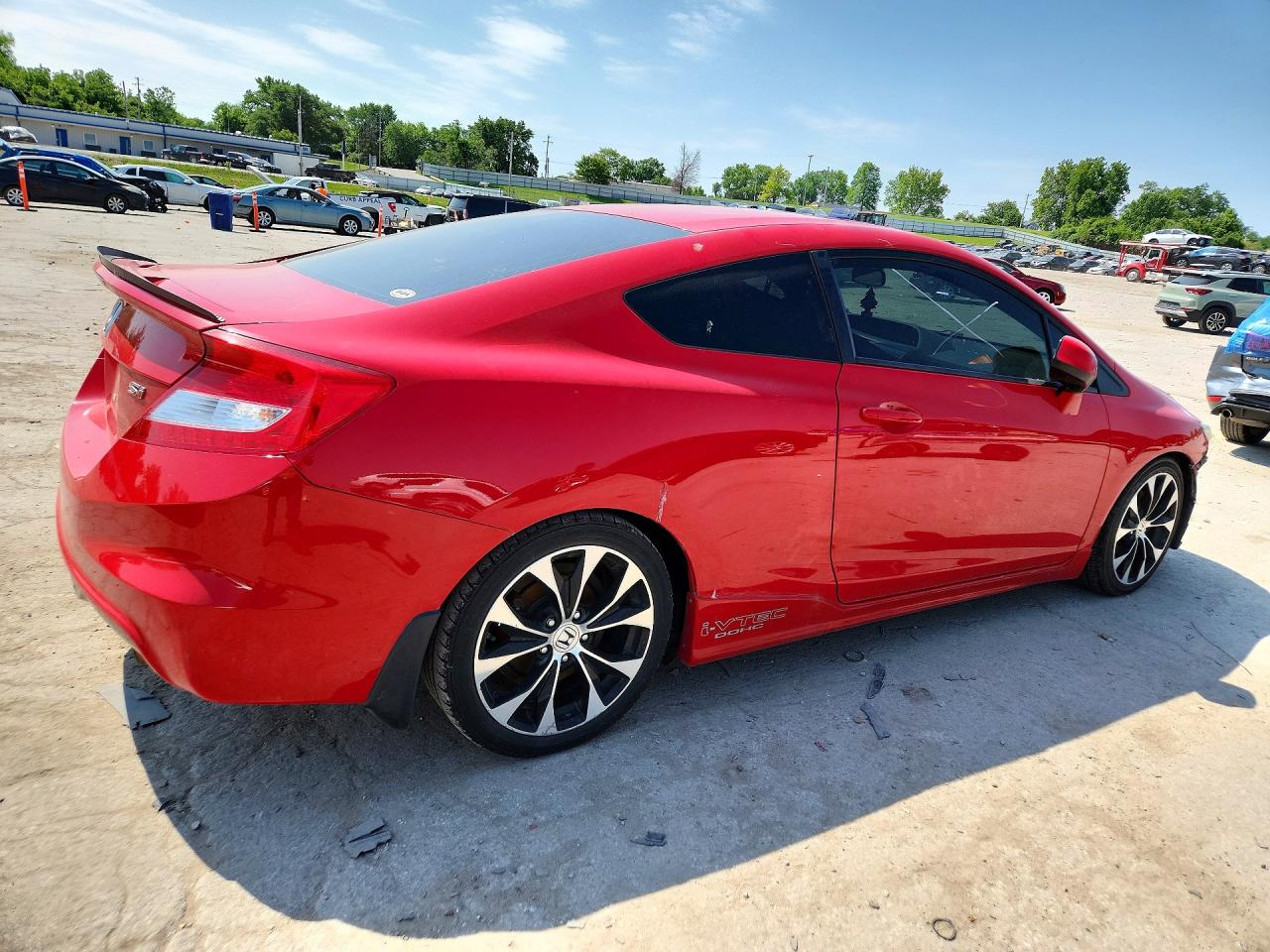 2013 Honda Civic Si Red vin: 2HGFG4A57DH704478