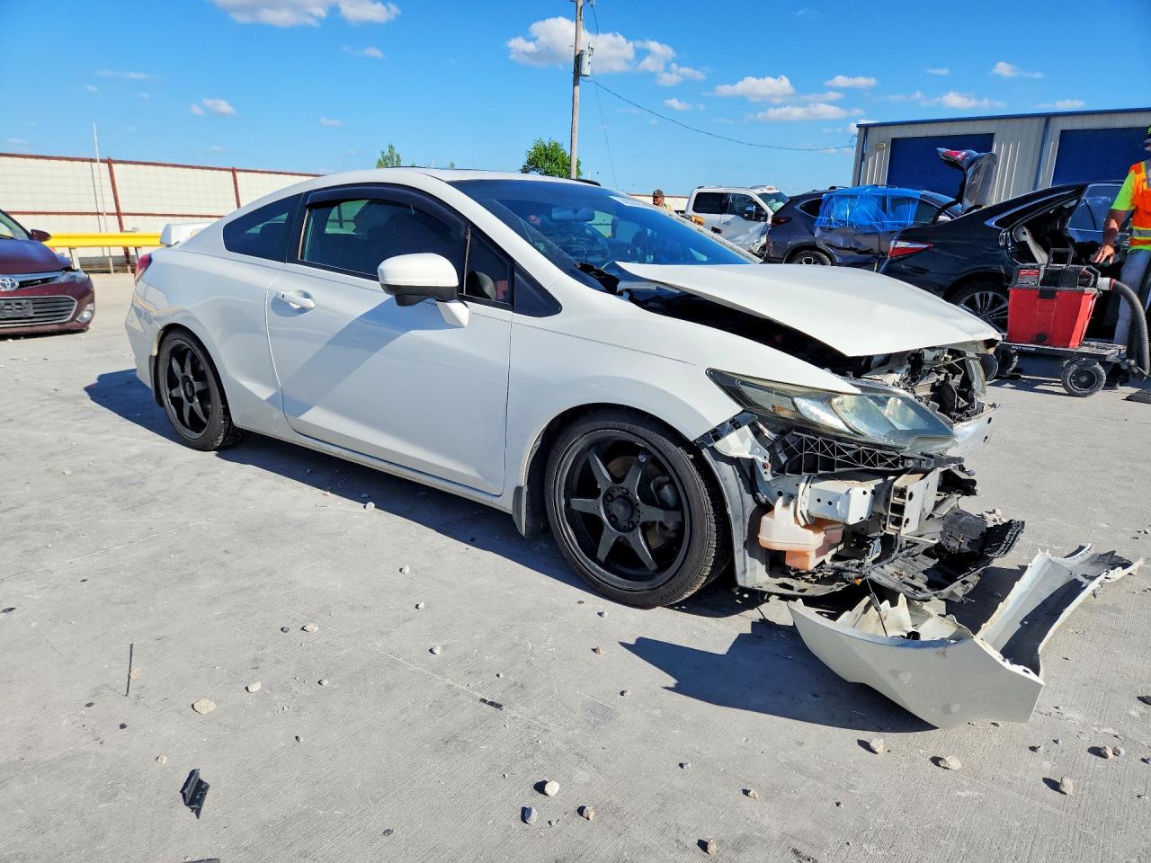2015 Honda Civic Si Белый vin: 2HGFG4A57FH705987
