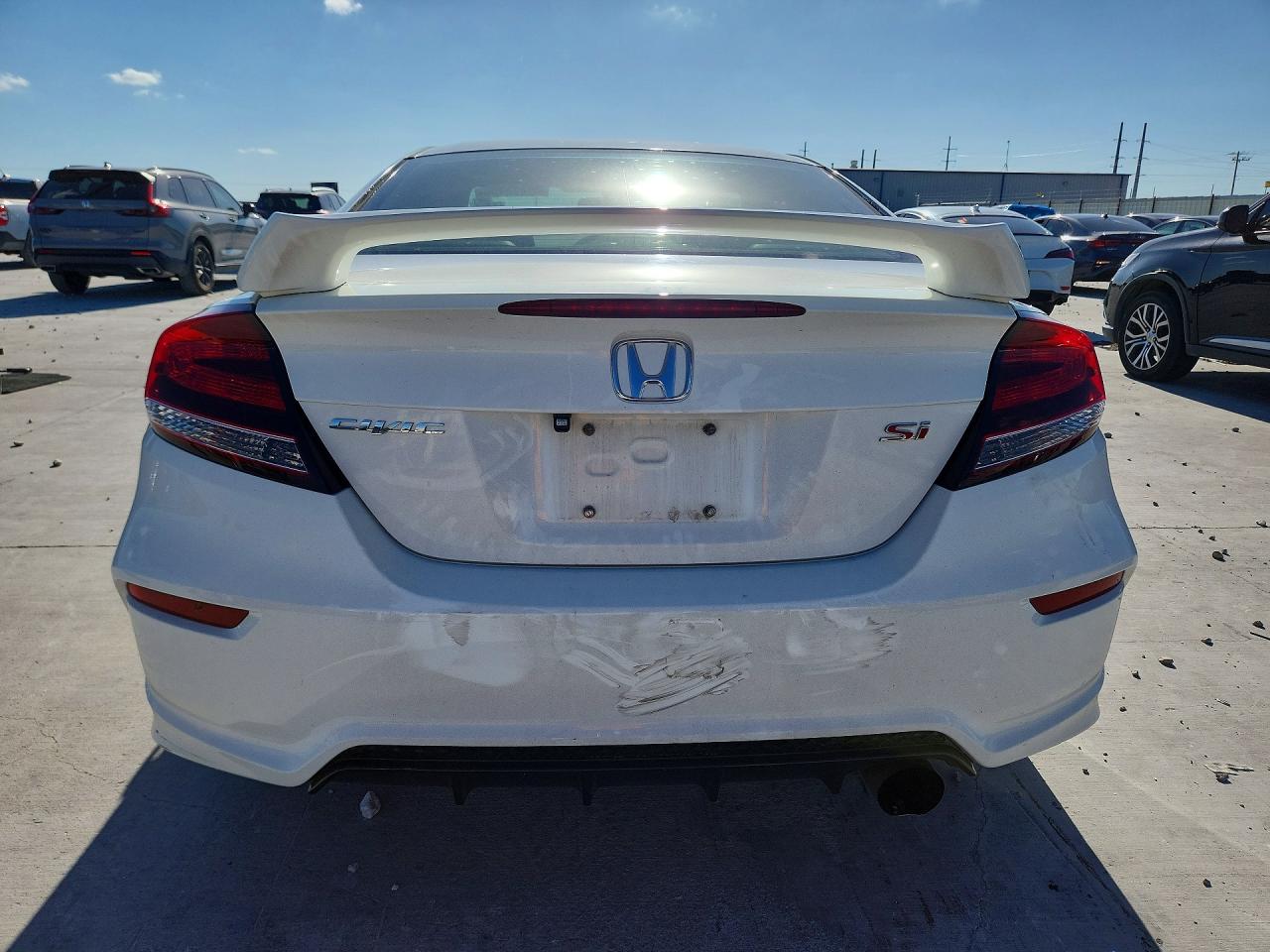 2015 Honda Civic Si Белый vin: 2HGFG4A57FH705987
