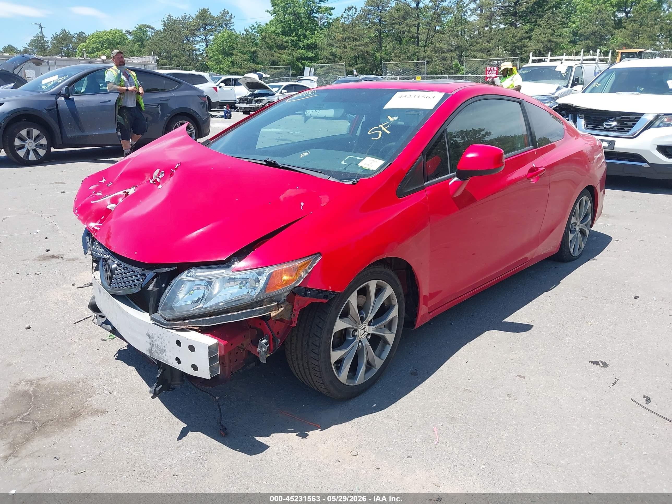 2012 Honda Civic Si Red vin: 2HGFG4A58CH702026
