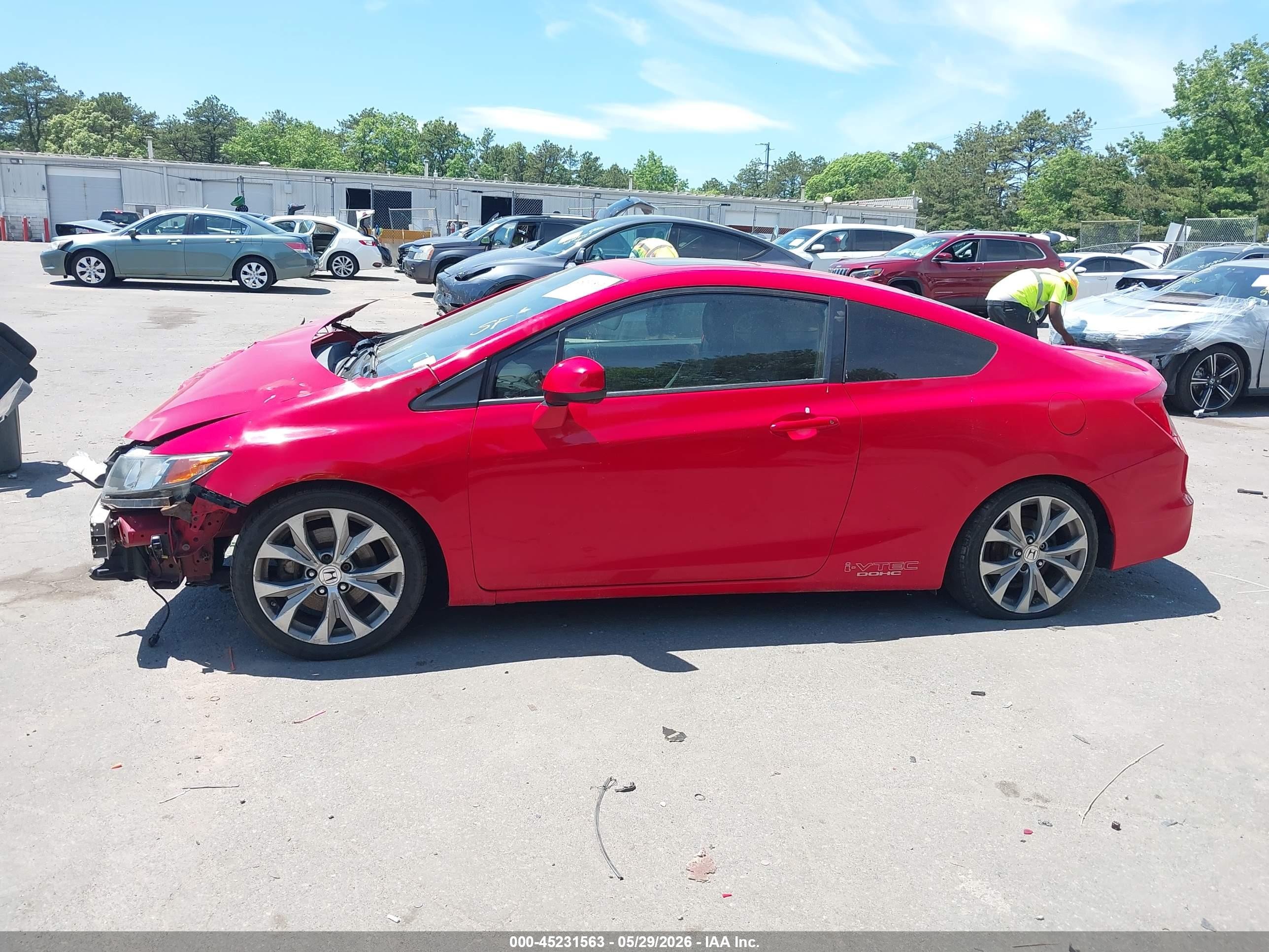 2012 Honda Civic Si Red vin: 2HGFG4A58CH702026