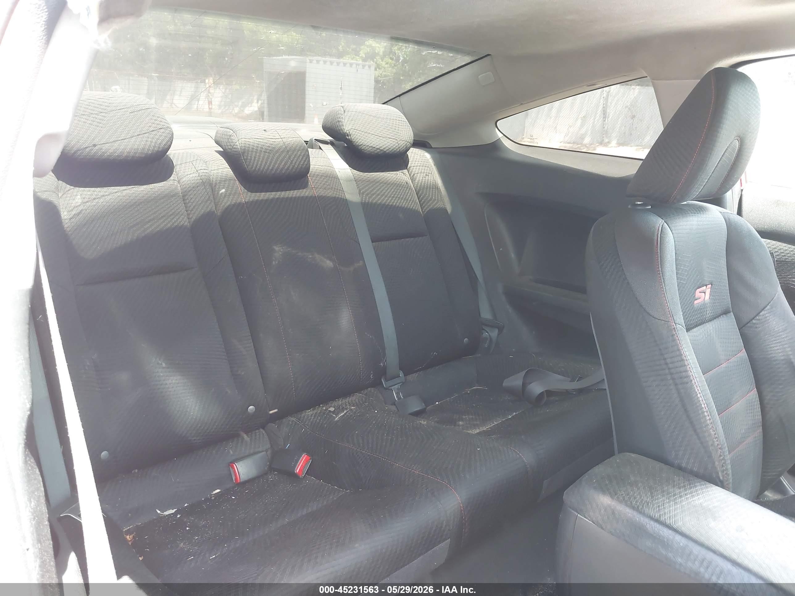 2012 Honda Civic Si Red vin: 2HGFG4A58CH702026