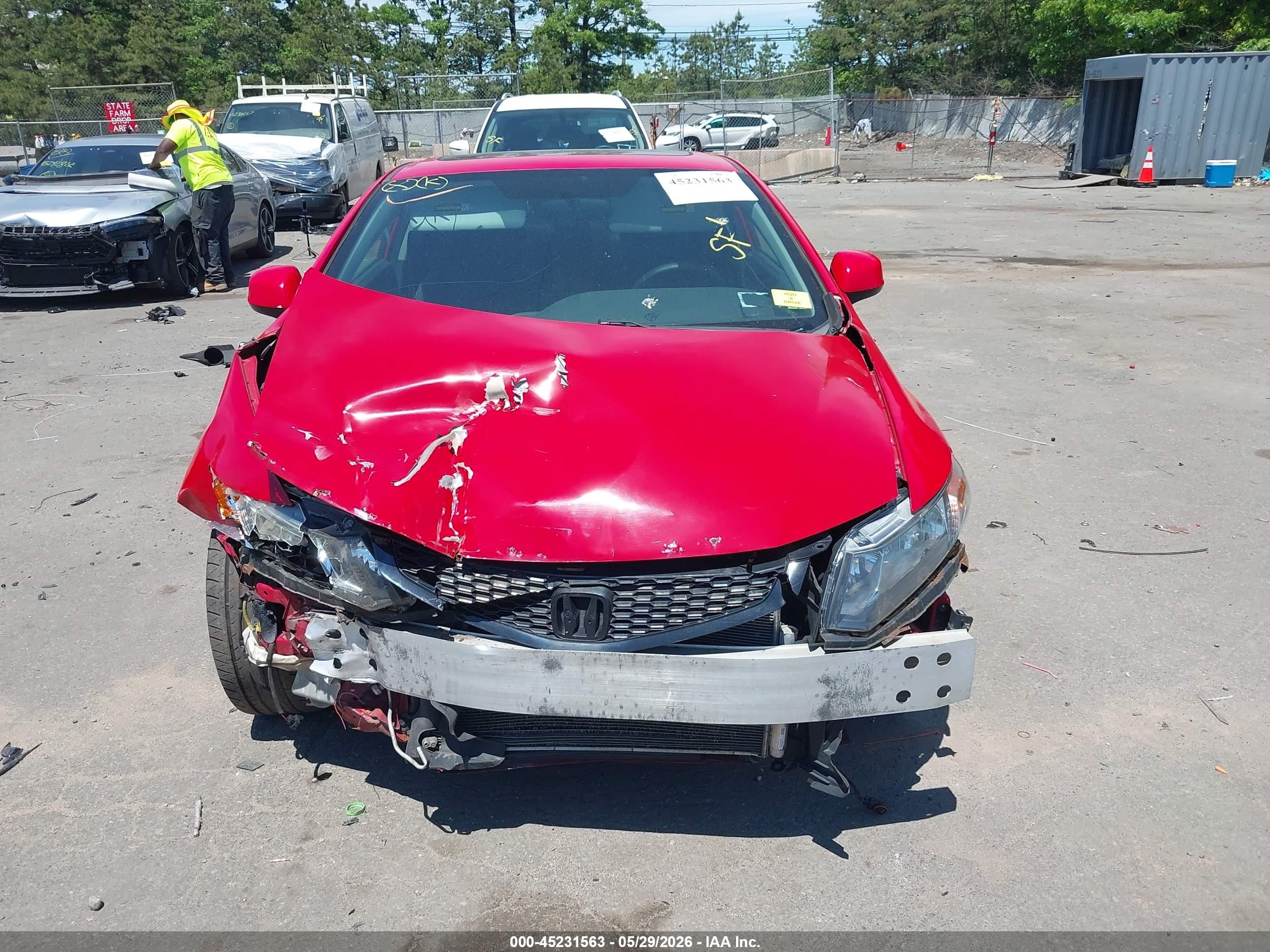2012 Honda Civic Si Red vin: 2HGFG4A58CH702026