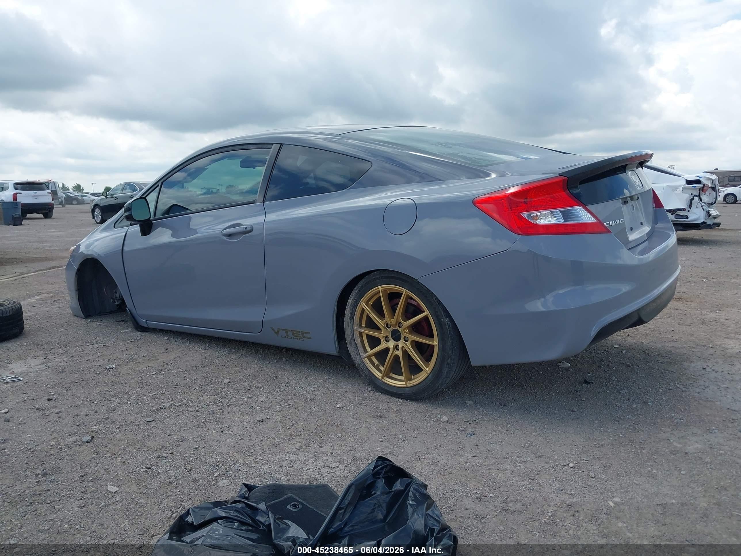2012 Honda Civic Si Blue vin: 2HGFG4A58CH708036