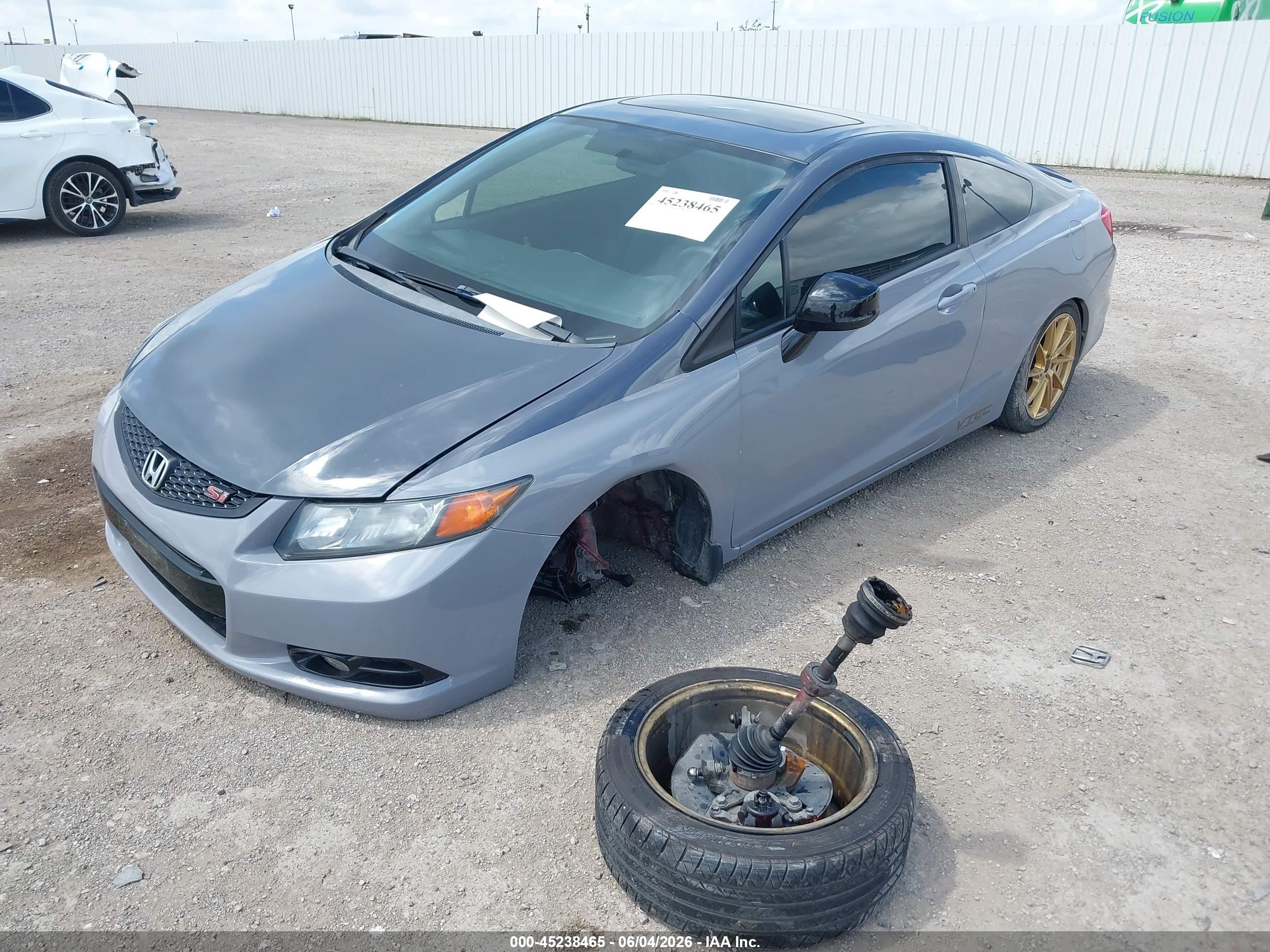 2012 Honda Civic Si Blue vin: 2HGFG4A58CH708036