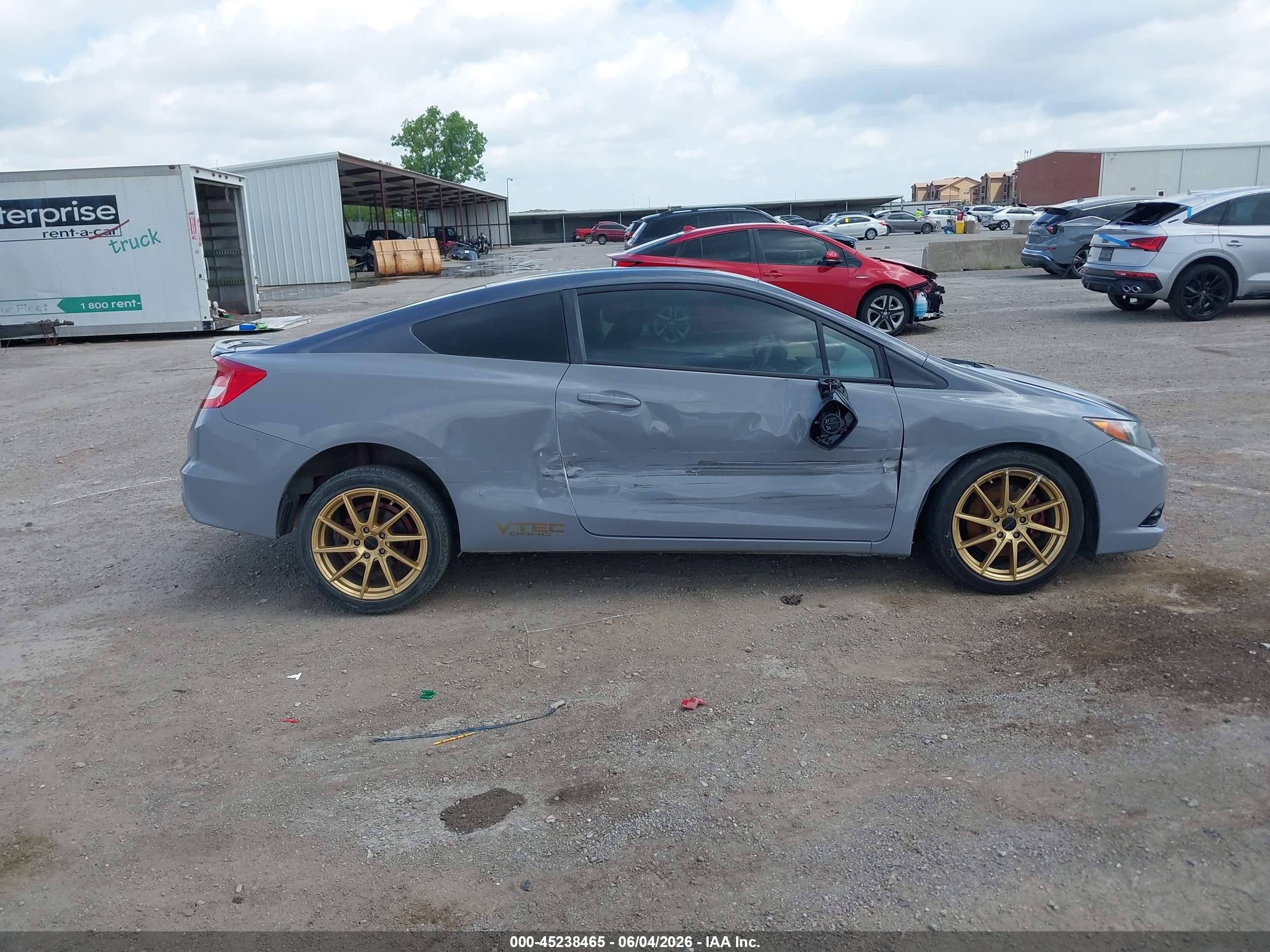 2012 Honda Civic Si Blue vin: 2HGFG4A58CH708036