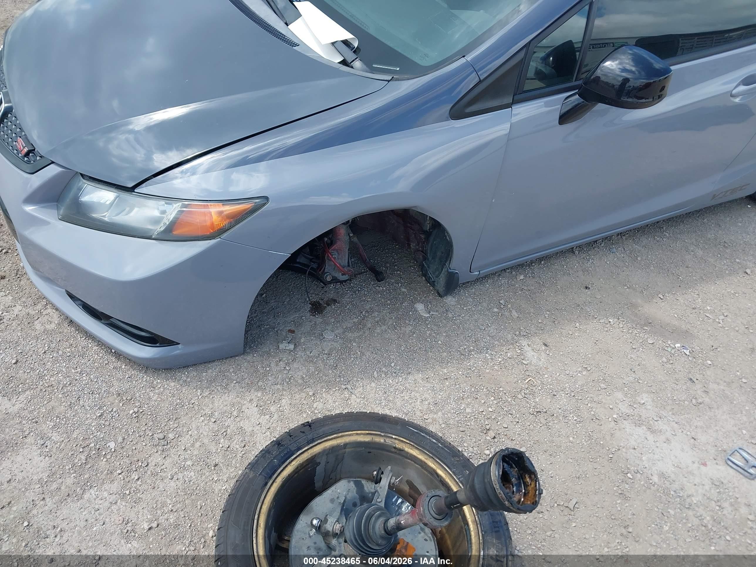 2012 Honda Civic Si Blue vin: 2HGFG4A58CH708036