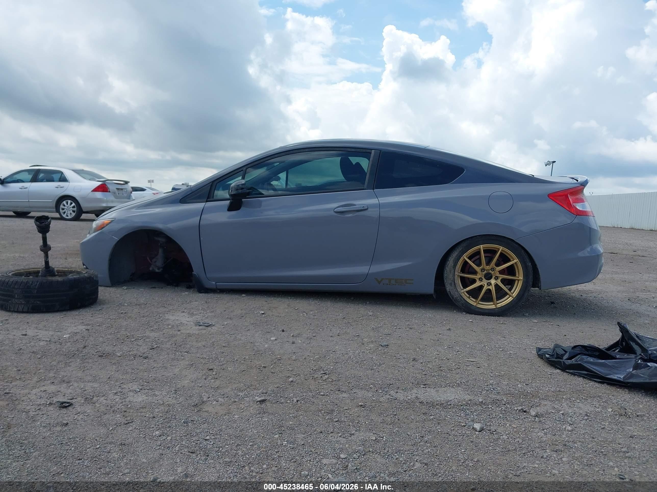 2012 Honda Civic Si Blue vin: 2HGFG4A58CH708036