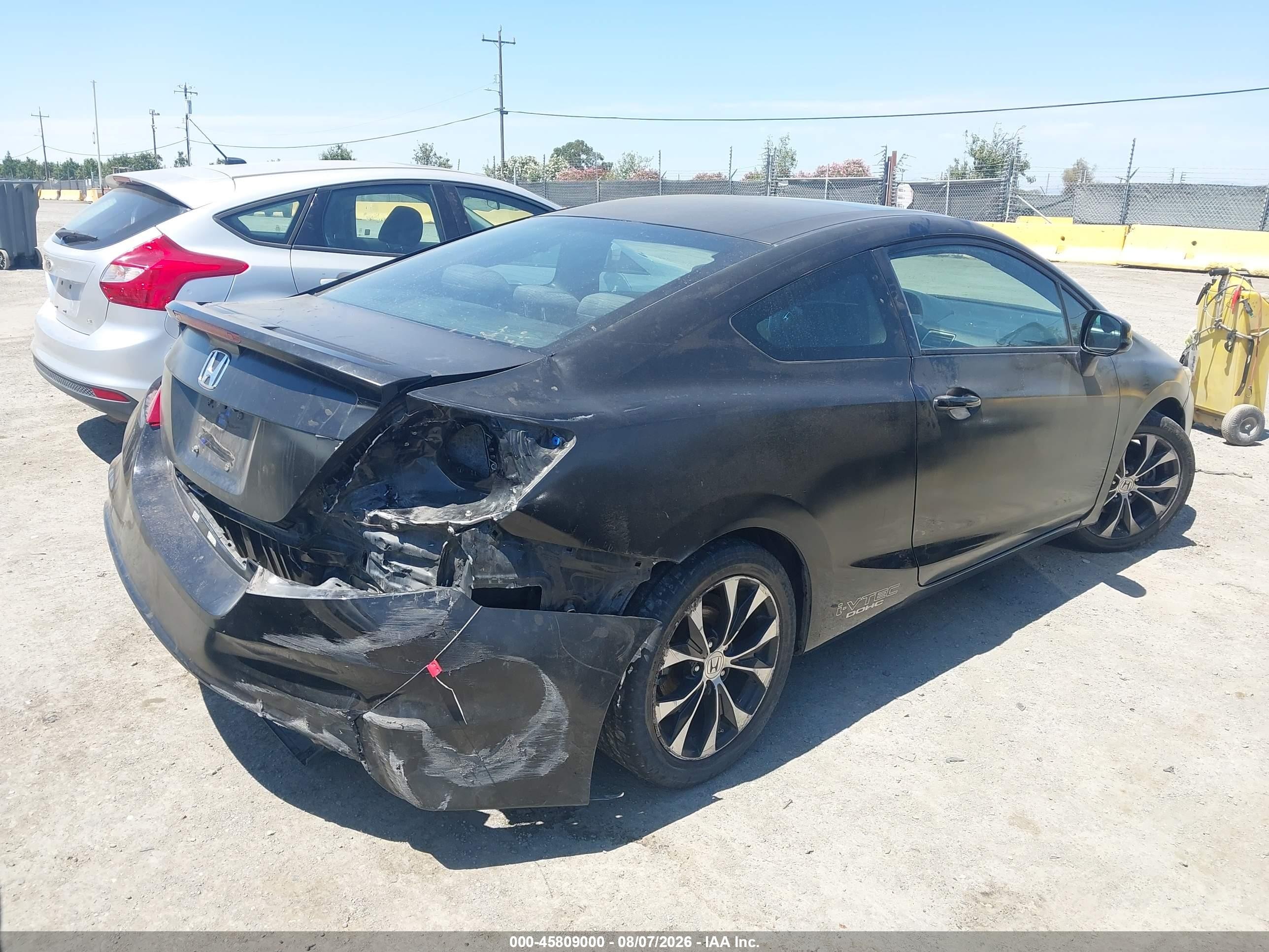 2013 Honda Civic Si Black vin: 2HGFG4A58DH702920