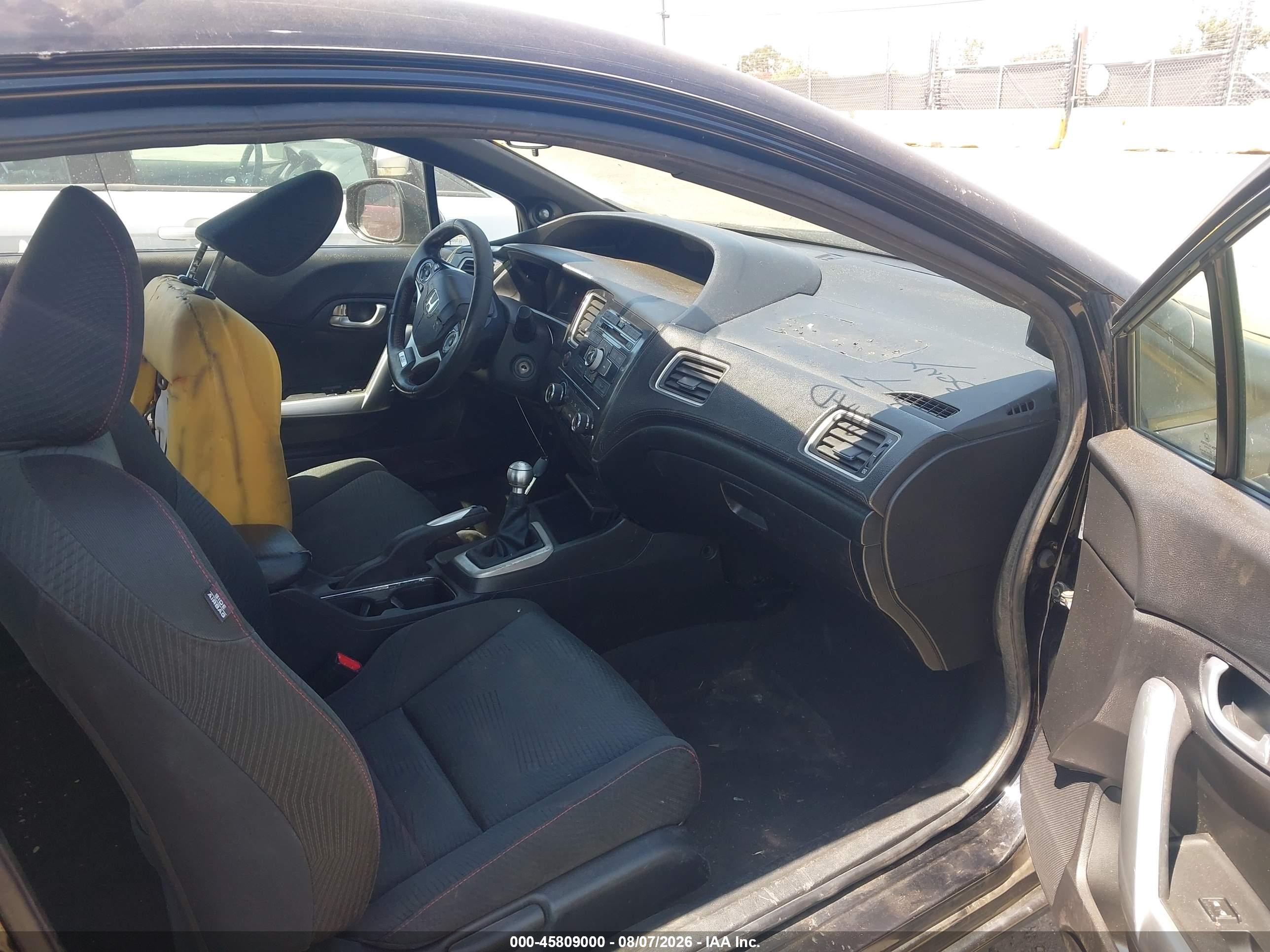 2013 Honda Civic Si Black vin: 2HGFG4A58DH702920
