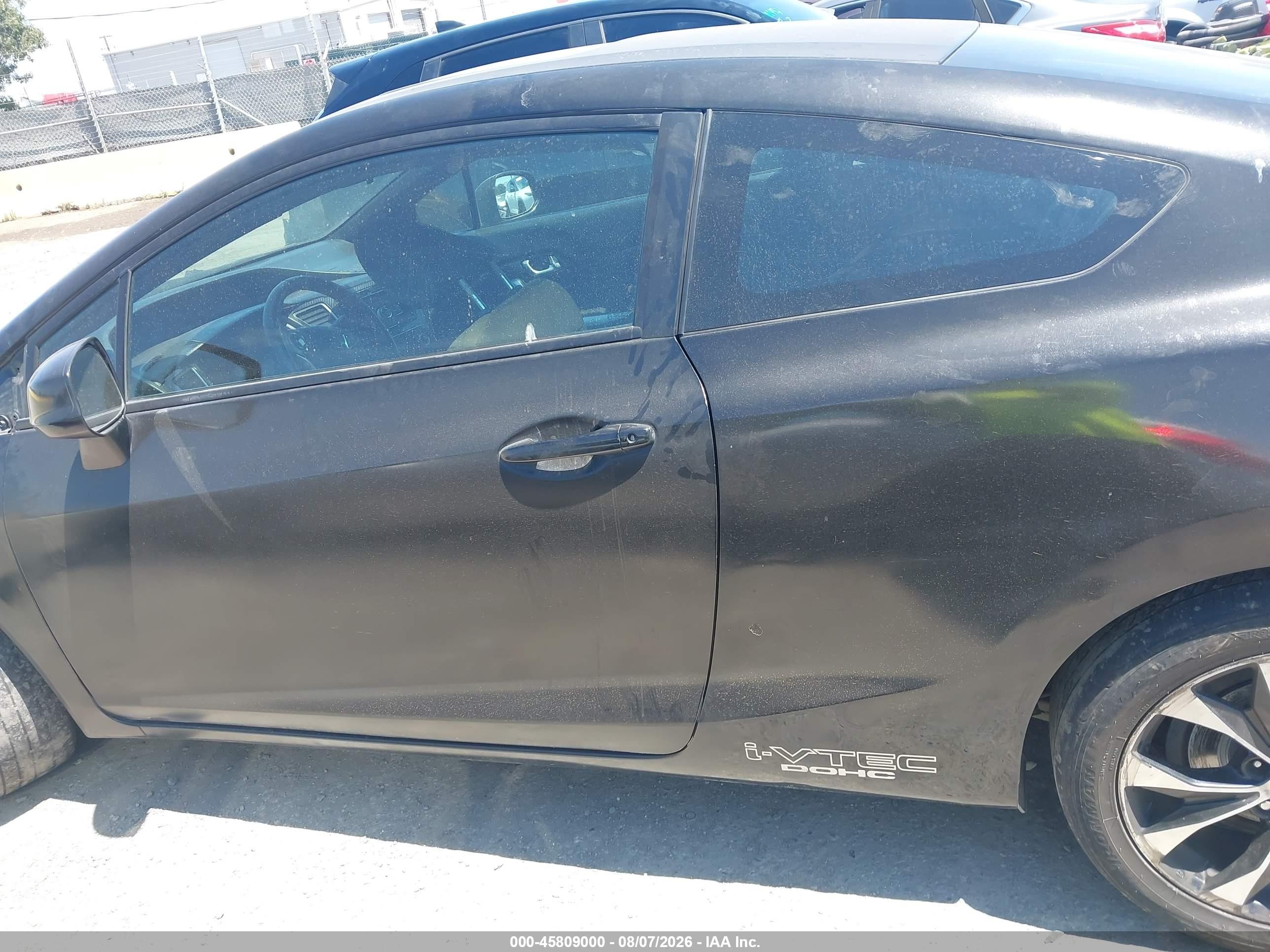 2013 Honda Civic Si Black vin: 2HGFG4A58DH702920