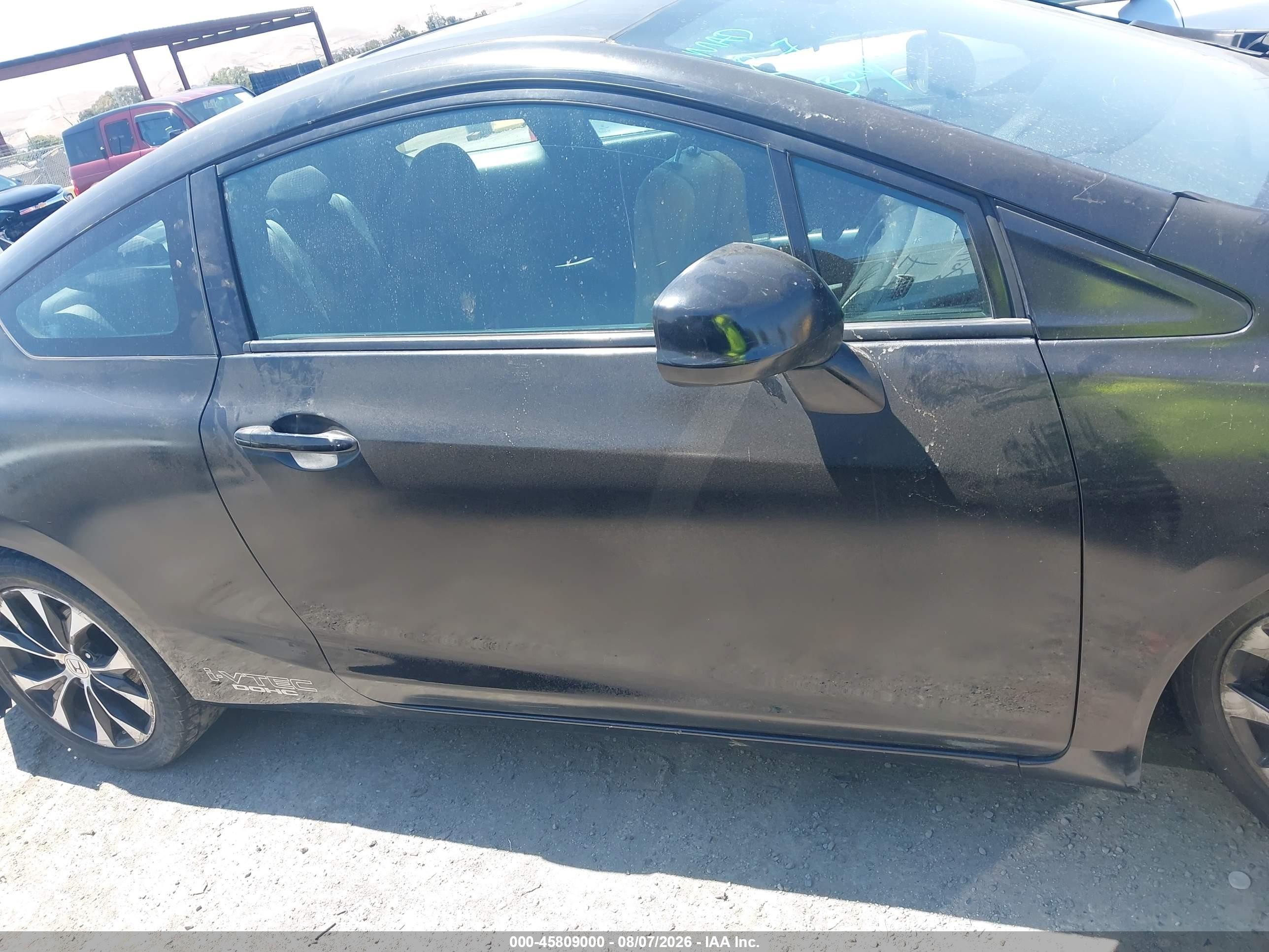 2013 Honda Civic Si Black vin: 2HGFG4A58DH702920