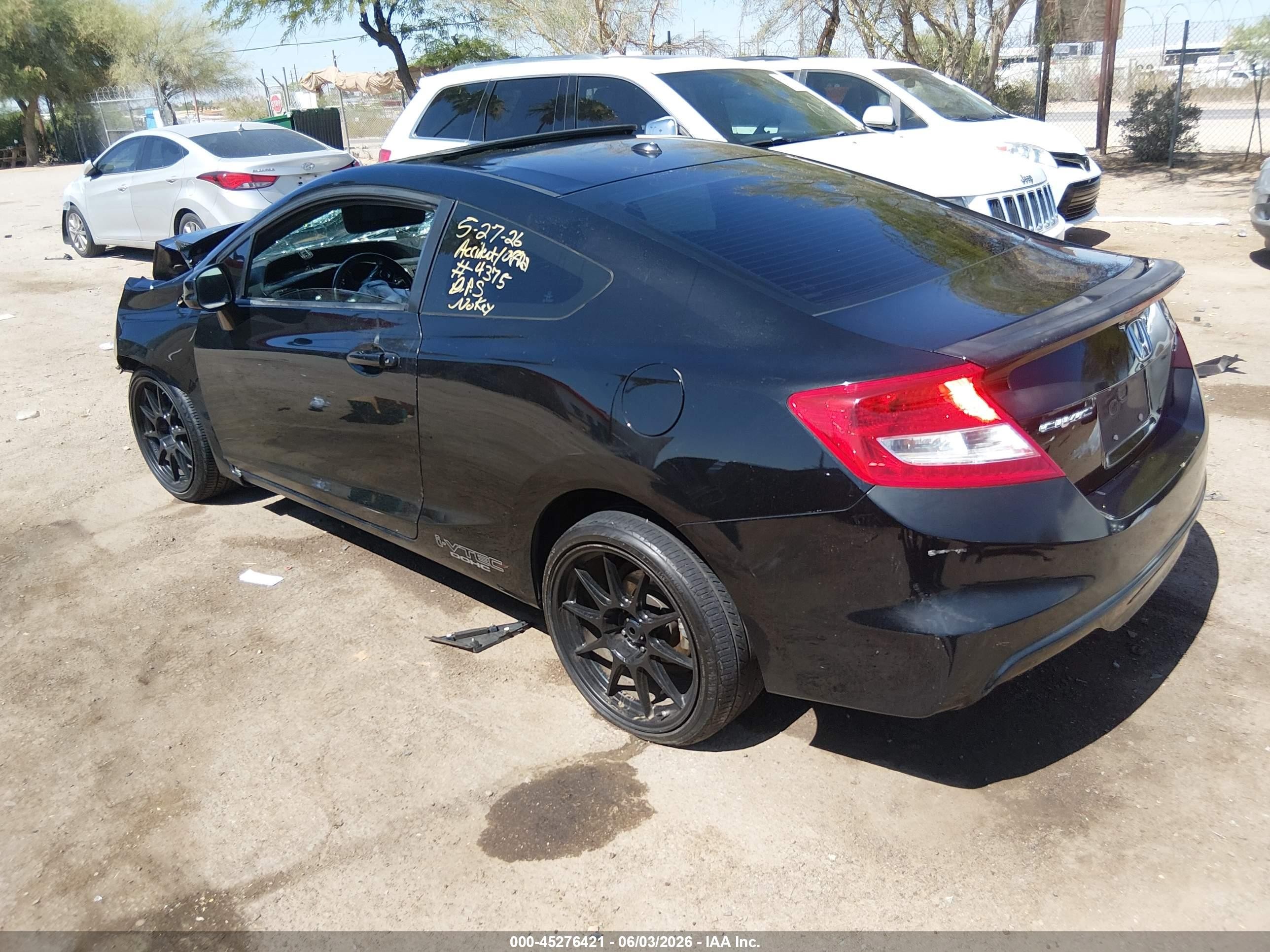 2013 Honda Civic Si Black vin: 2HGFG4A58DH704375