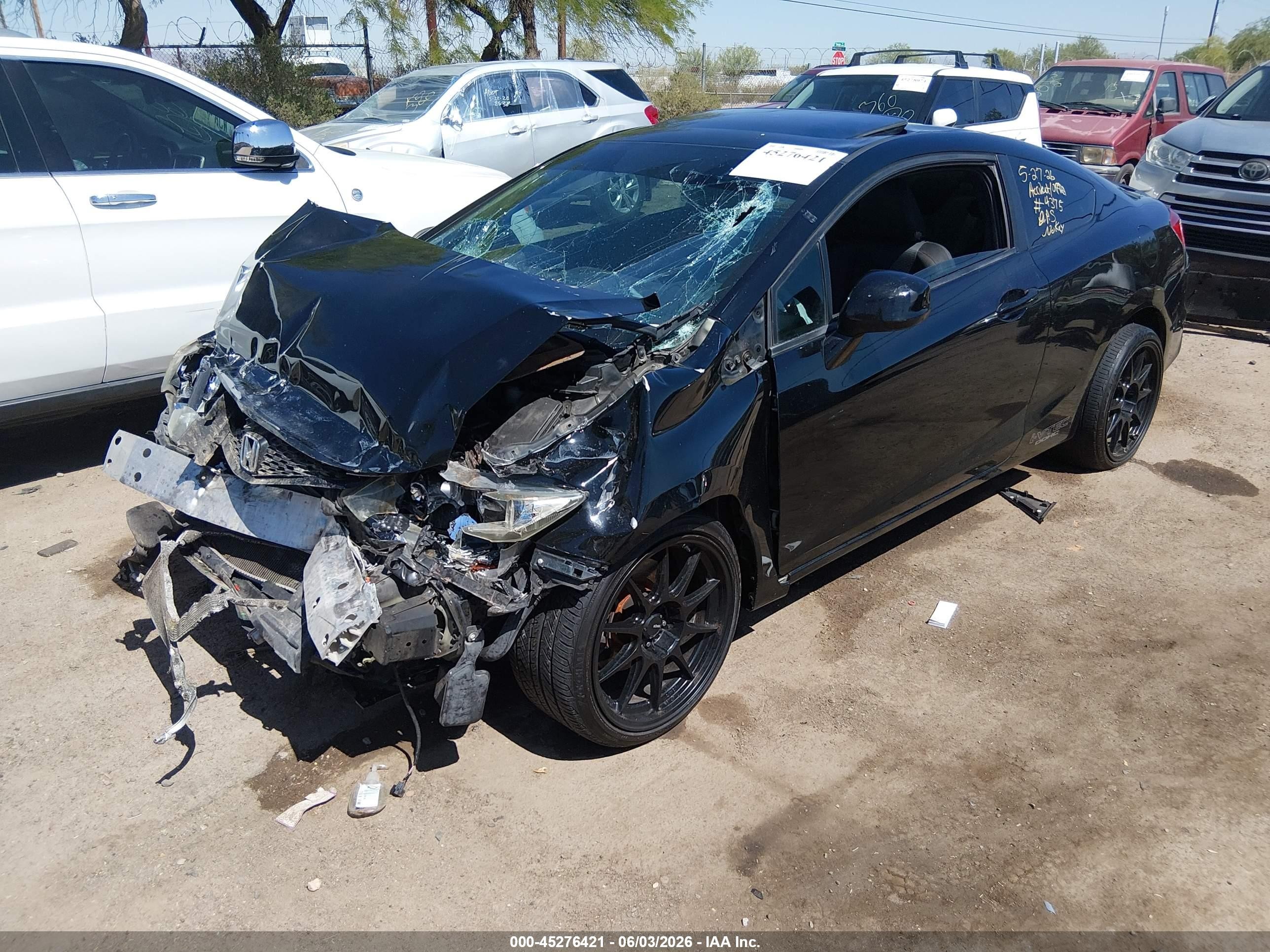 2013 Honda Civic Si Black vin: 2HGFG4A58DH704375