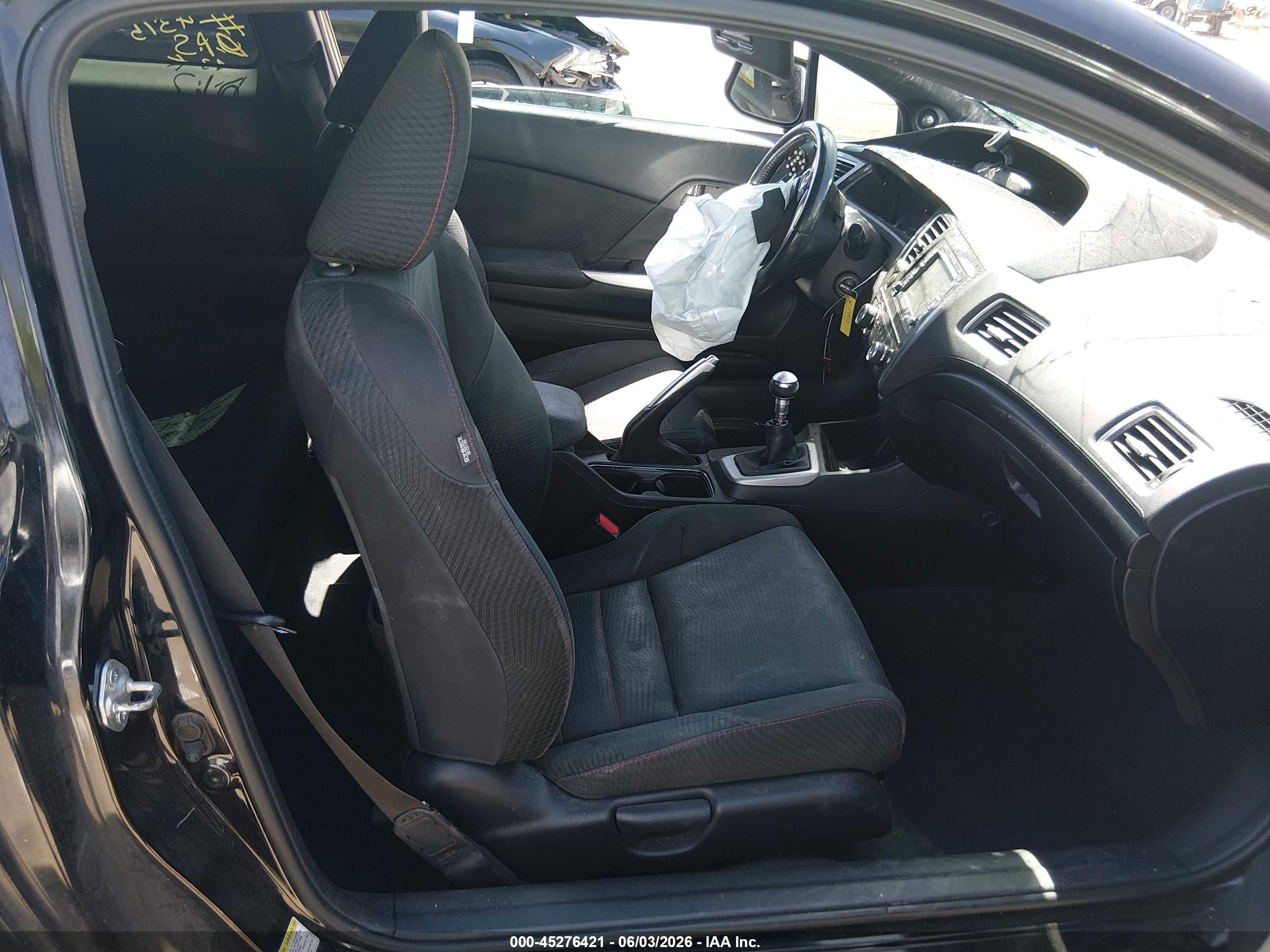 2013 Honda Civic Si Black vin: 2HGFG4A58DH704375