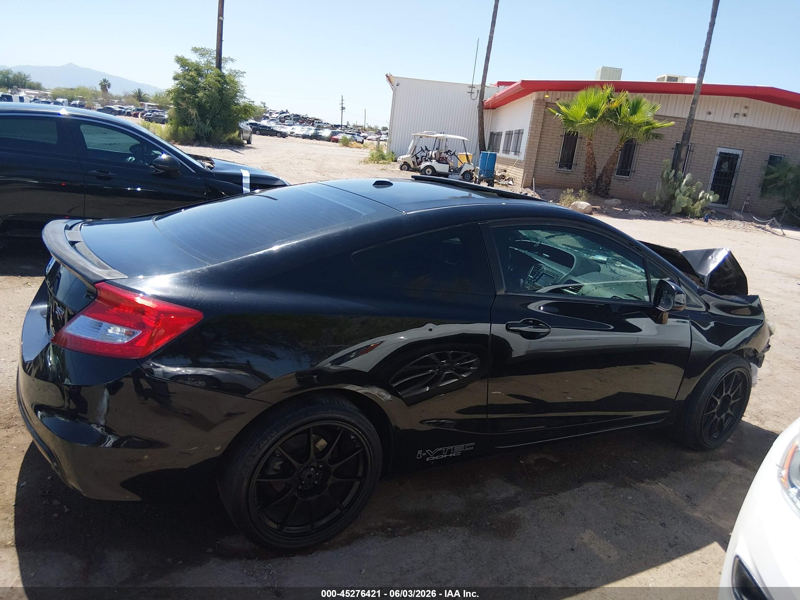 2013 Honda Civic Si Black vin: 2HGFG4A58DH704375