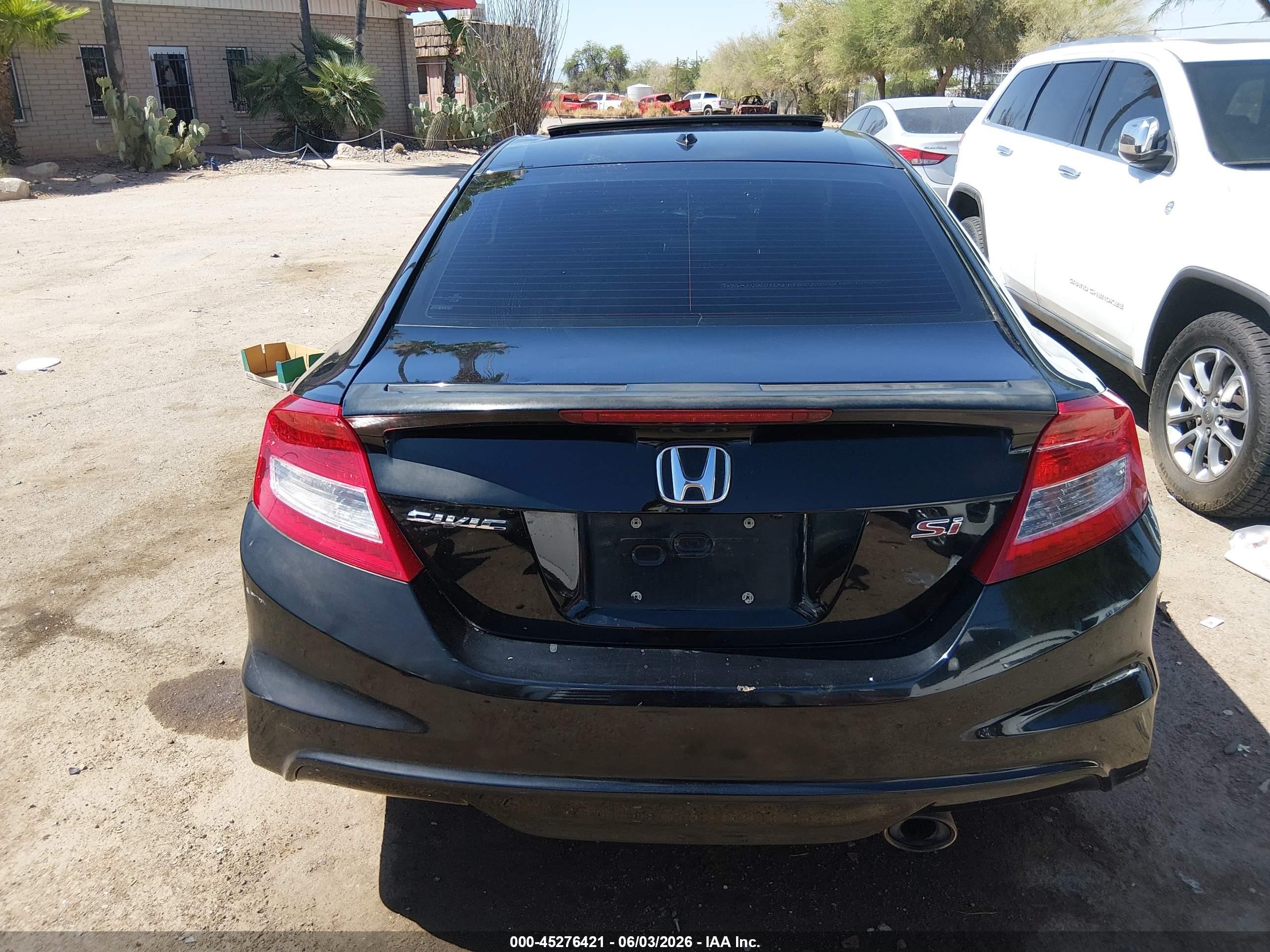 2013 Honda Civic Si Black vin: 2HGFG4A58DH704375