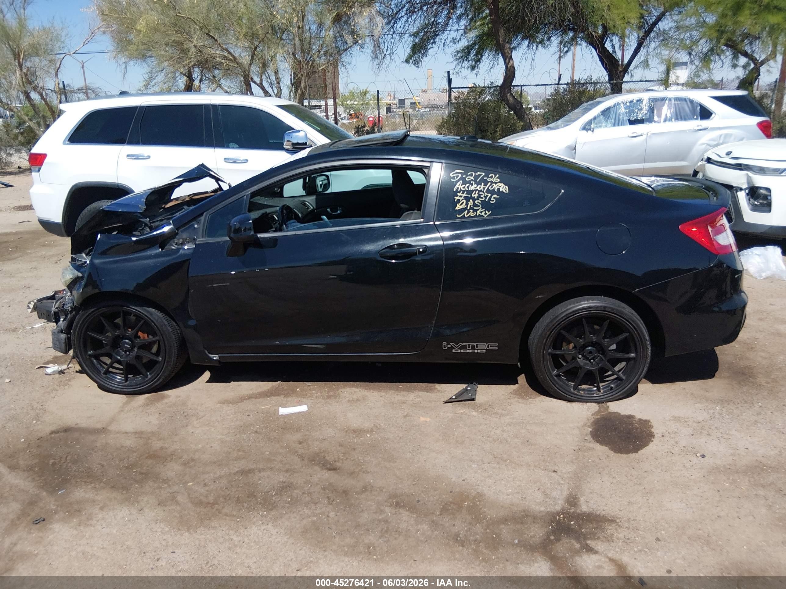 2013 Honda Civic Si Black vin: 2HGFG4A58DH704375