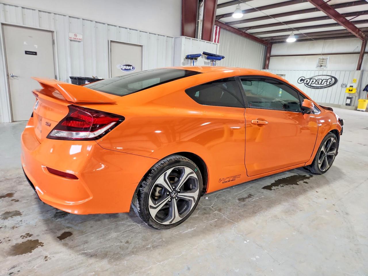 2015 Honda Civic Si Orange vin: 2HGFG4A58FH703052