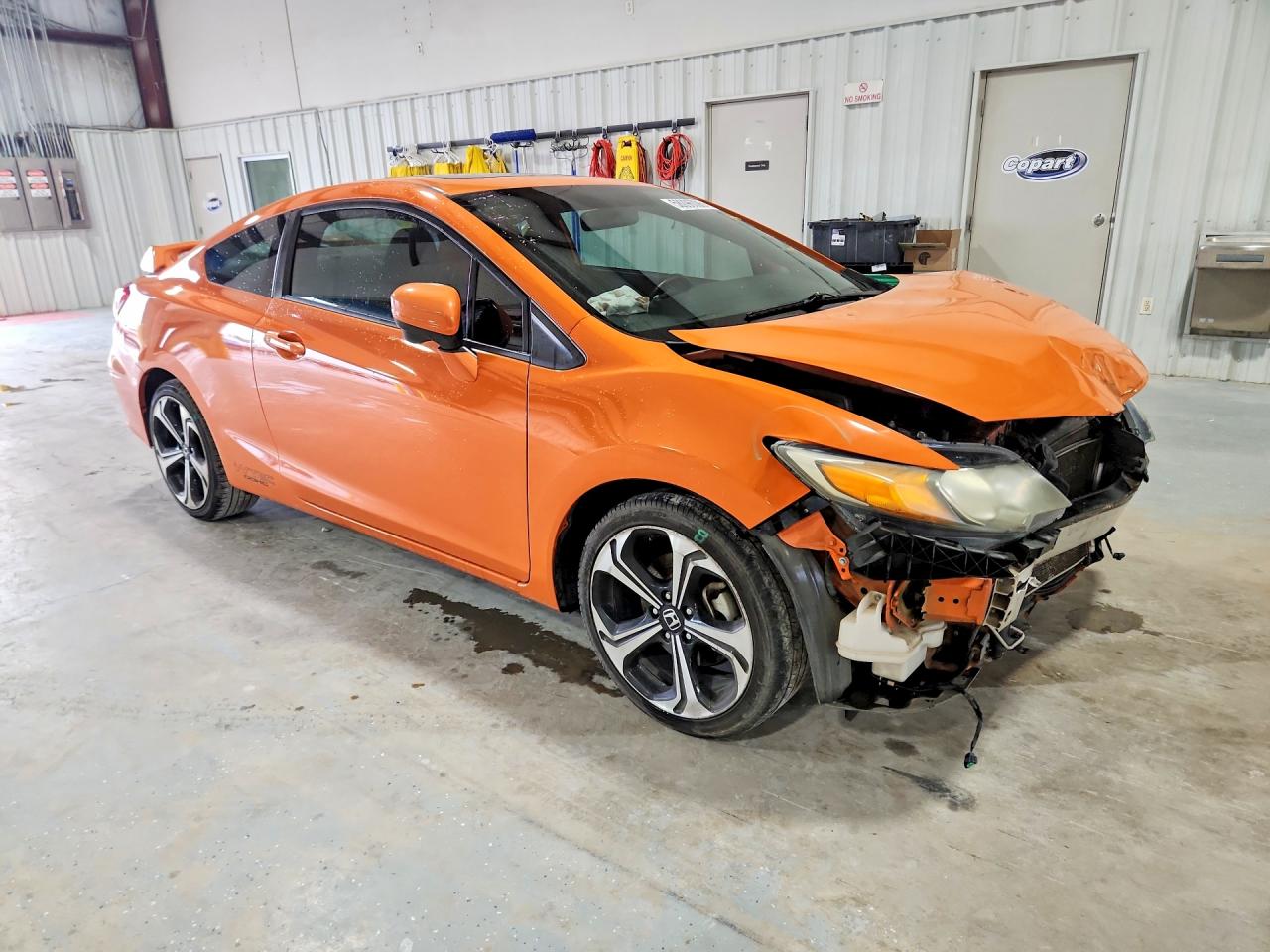 2015 Honda Civic Si Orange vin: 2HGFG4A58FH703052