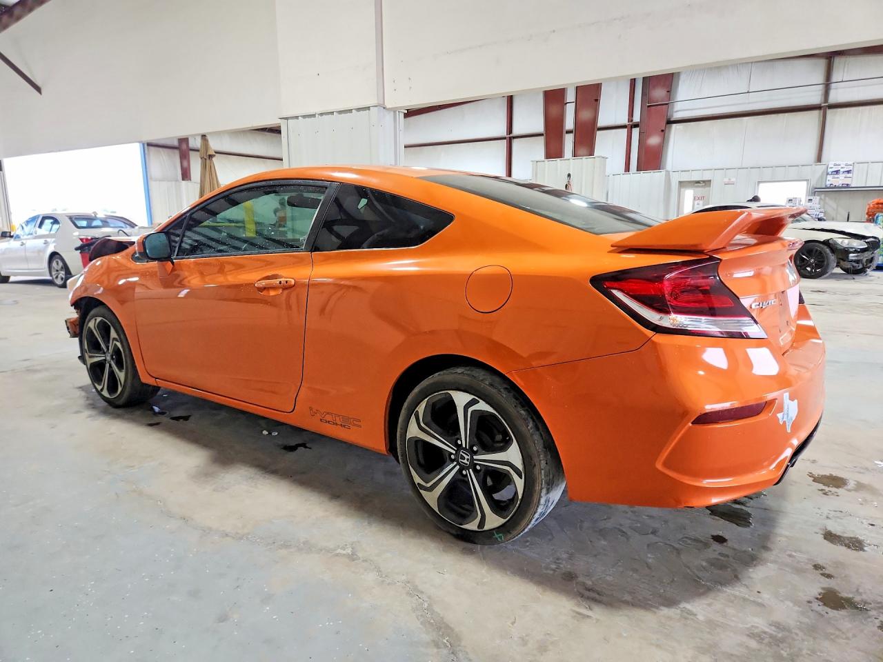 2015 Honda Civic Si Orange vin: 2HGFG4A58FH703052
