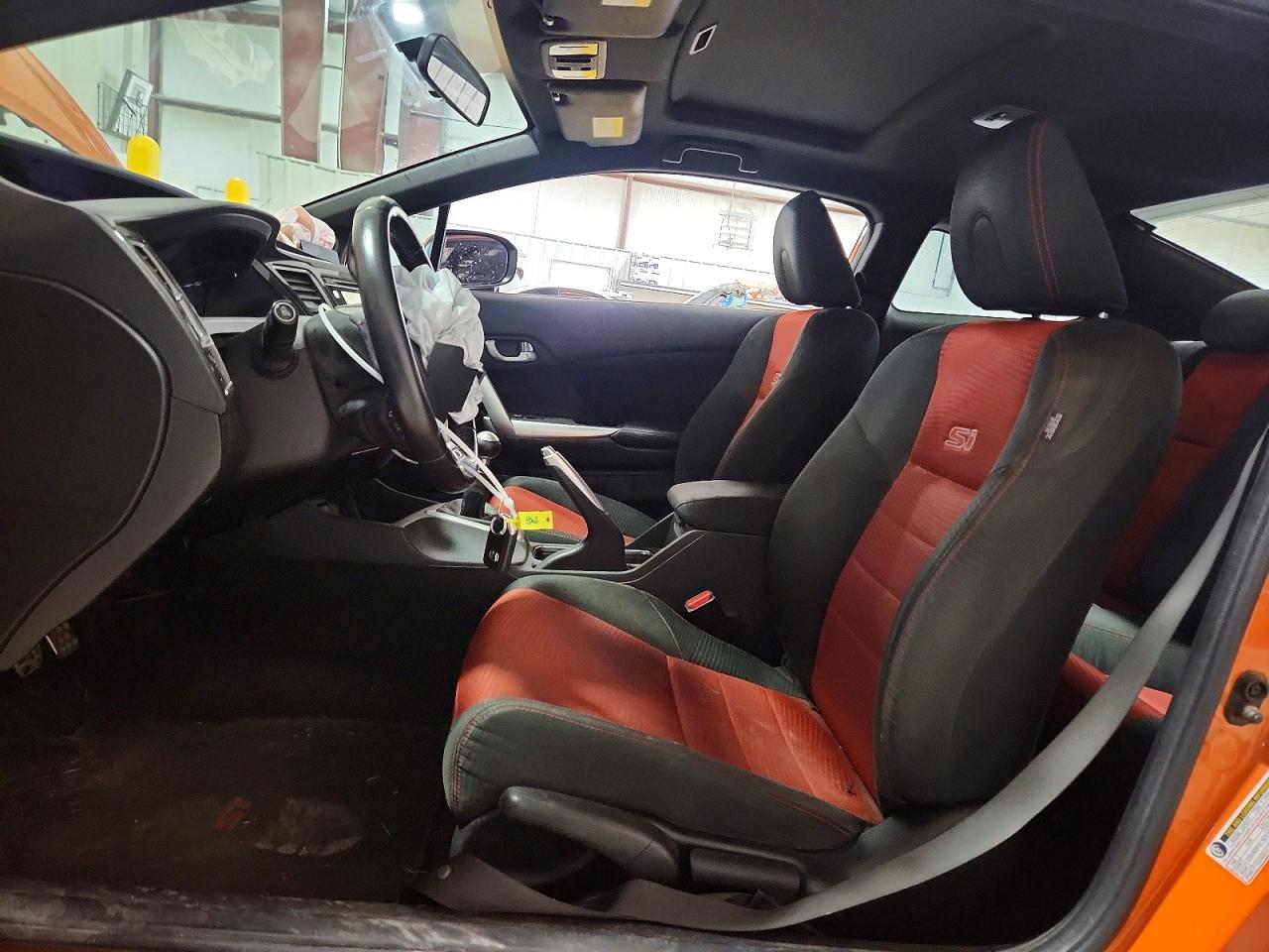 2015 Honda Civic Si Orange vin: 2HGFG4A58FH703052