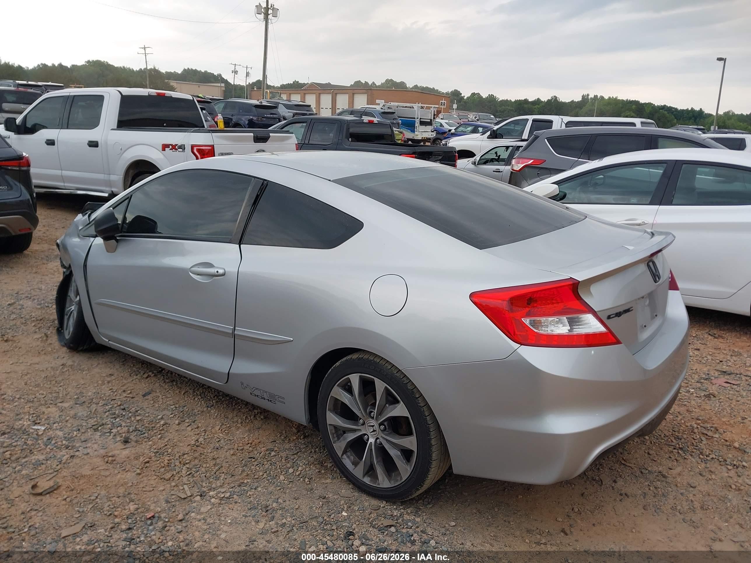 2012 Honda Civic Si Silver vin: 2HGFG4A59CH703783